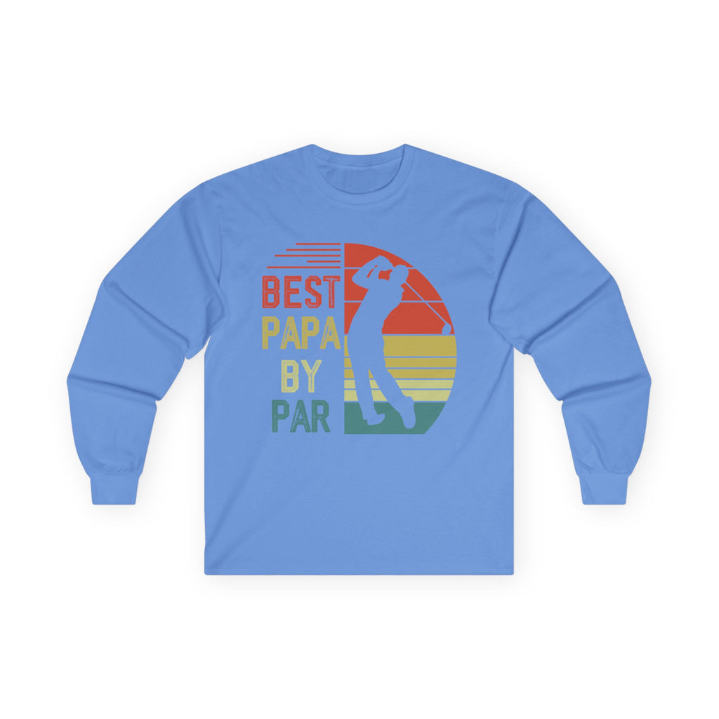 Best Papa By Par Cotton Long Sleeve Tee