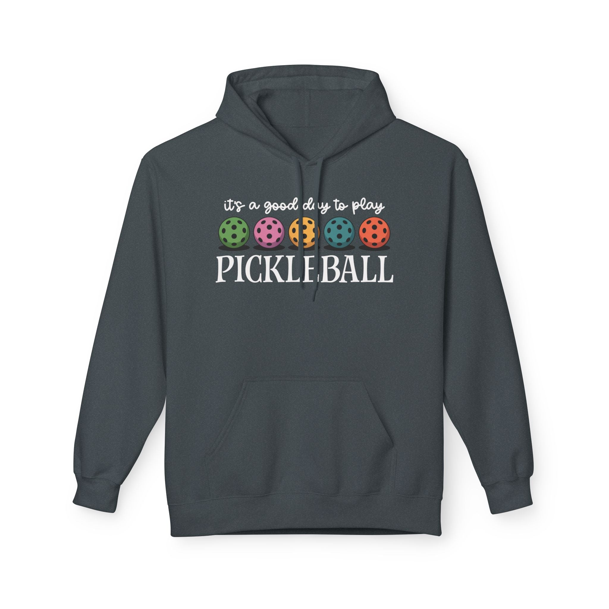 Good Day Pickleball Midweight Softstyle Fleece Hoodie