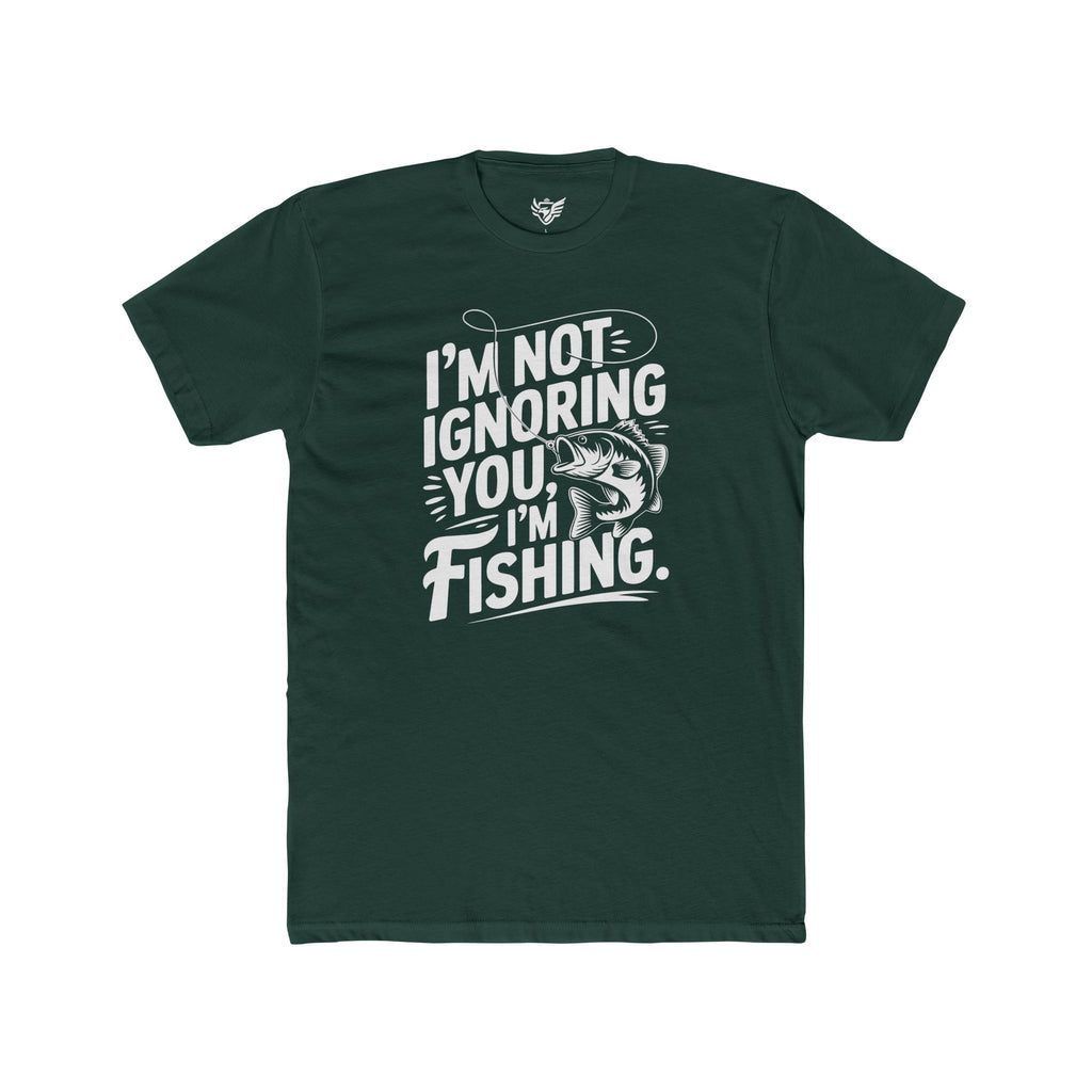 I'm Not Ignoring You Cotton Crew Tee