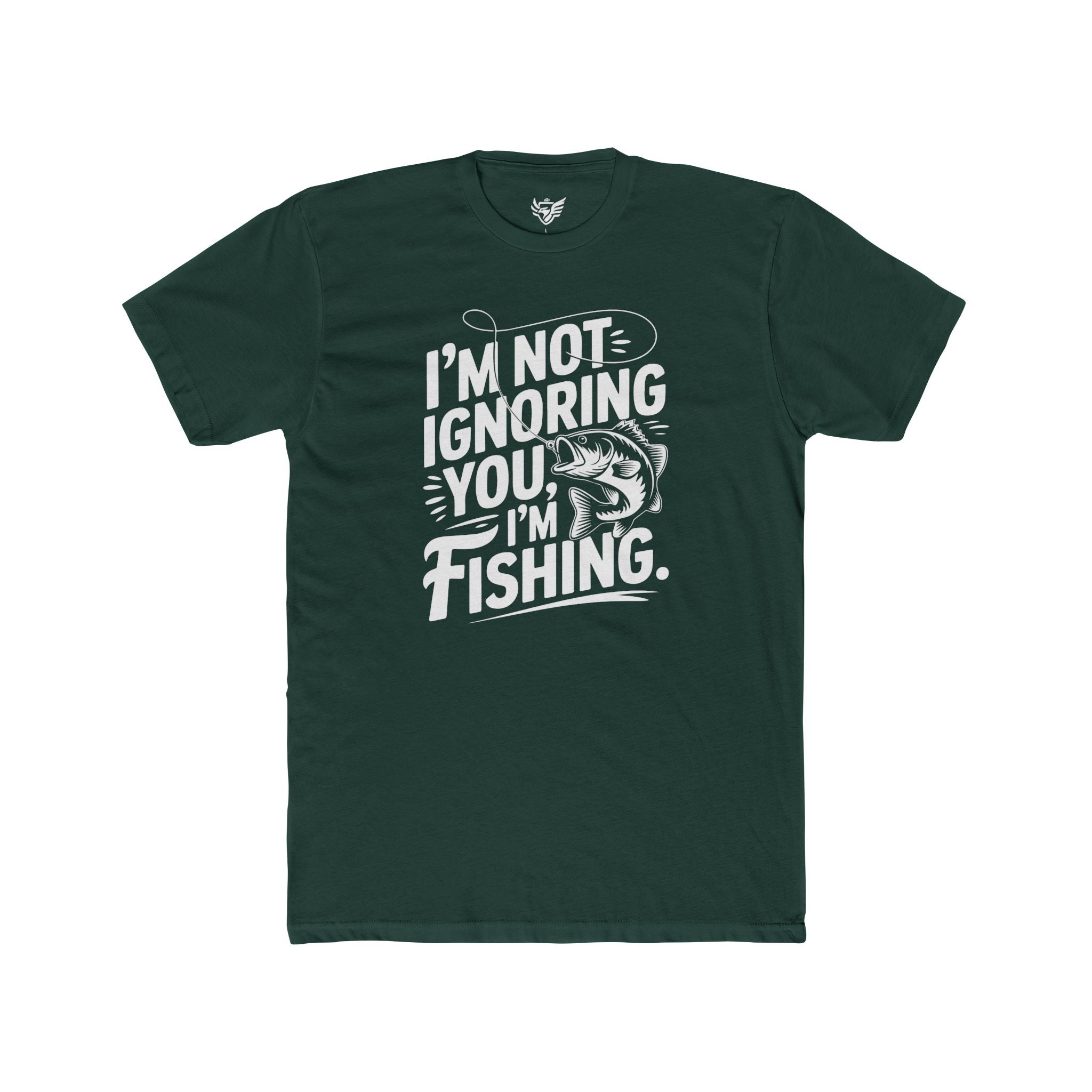 I'm Not Ignoring You Cotton Crew Tee