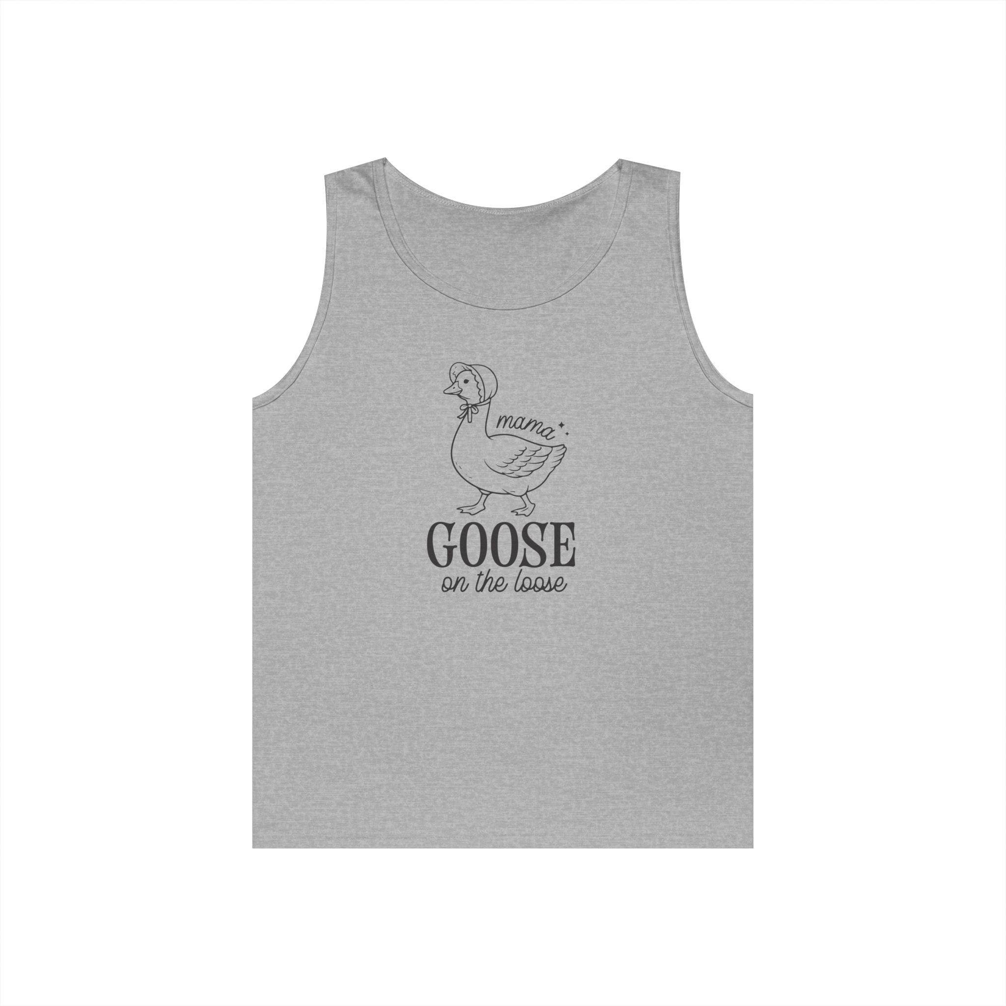 Mama Goose on the Loose Heavy Cotton Tank Top