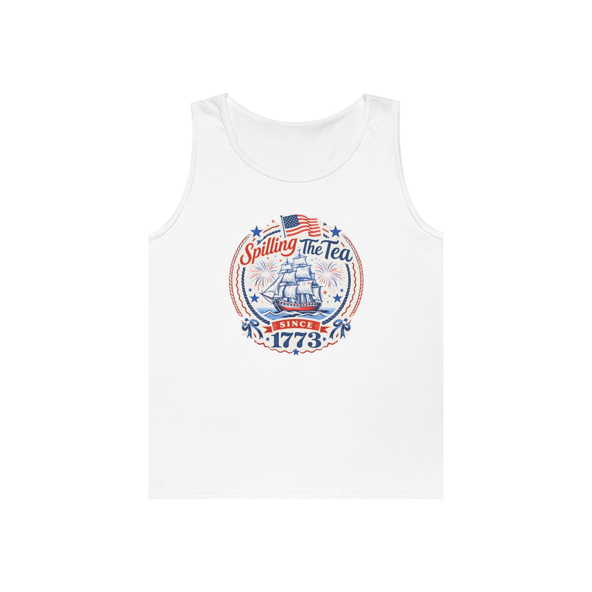Spilling The Tea Heavy Cotton Tank Top