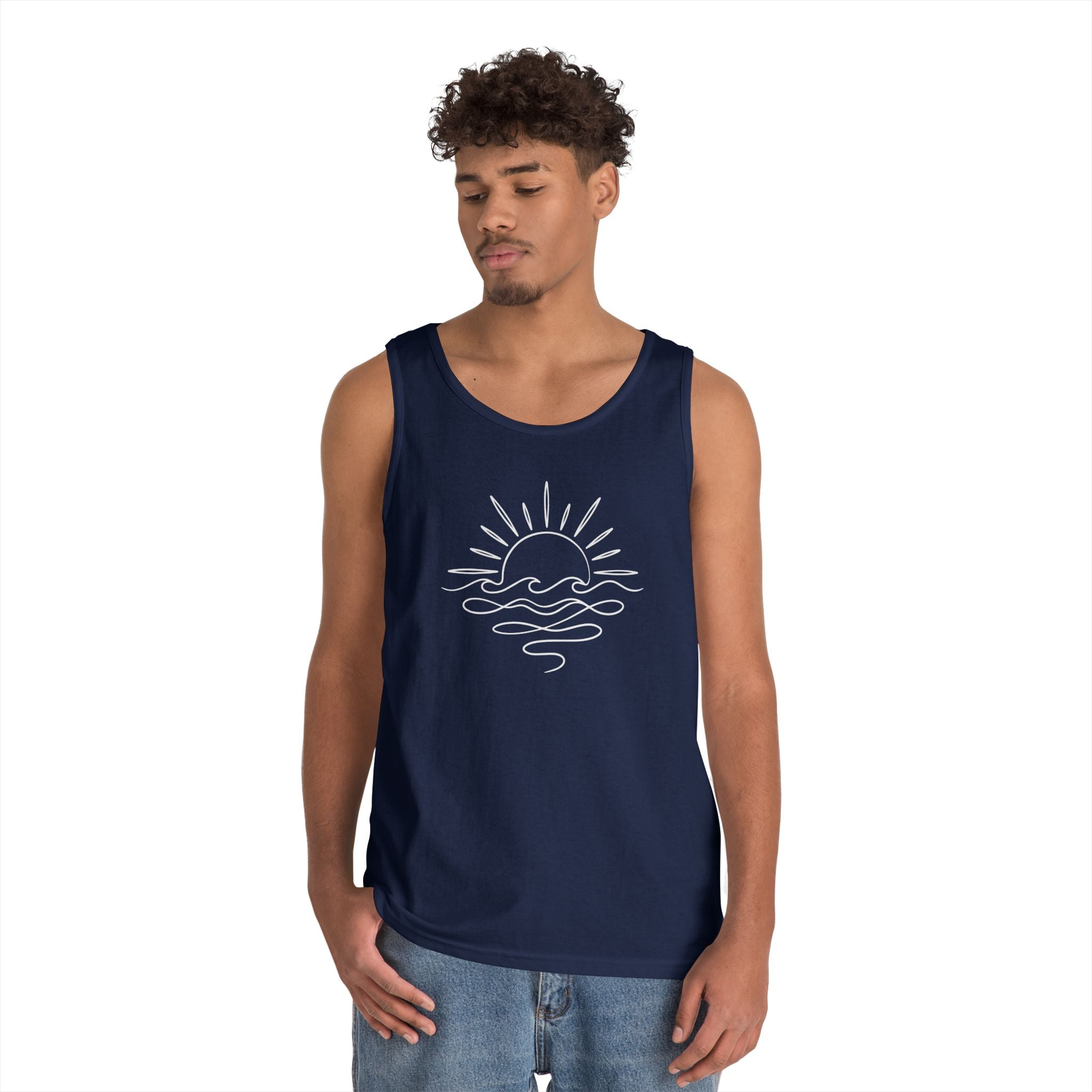 Sunny Sea Heavy Cotton Tank Top