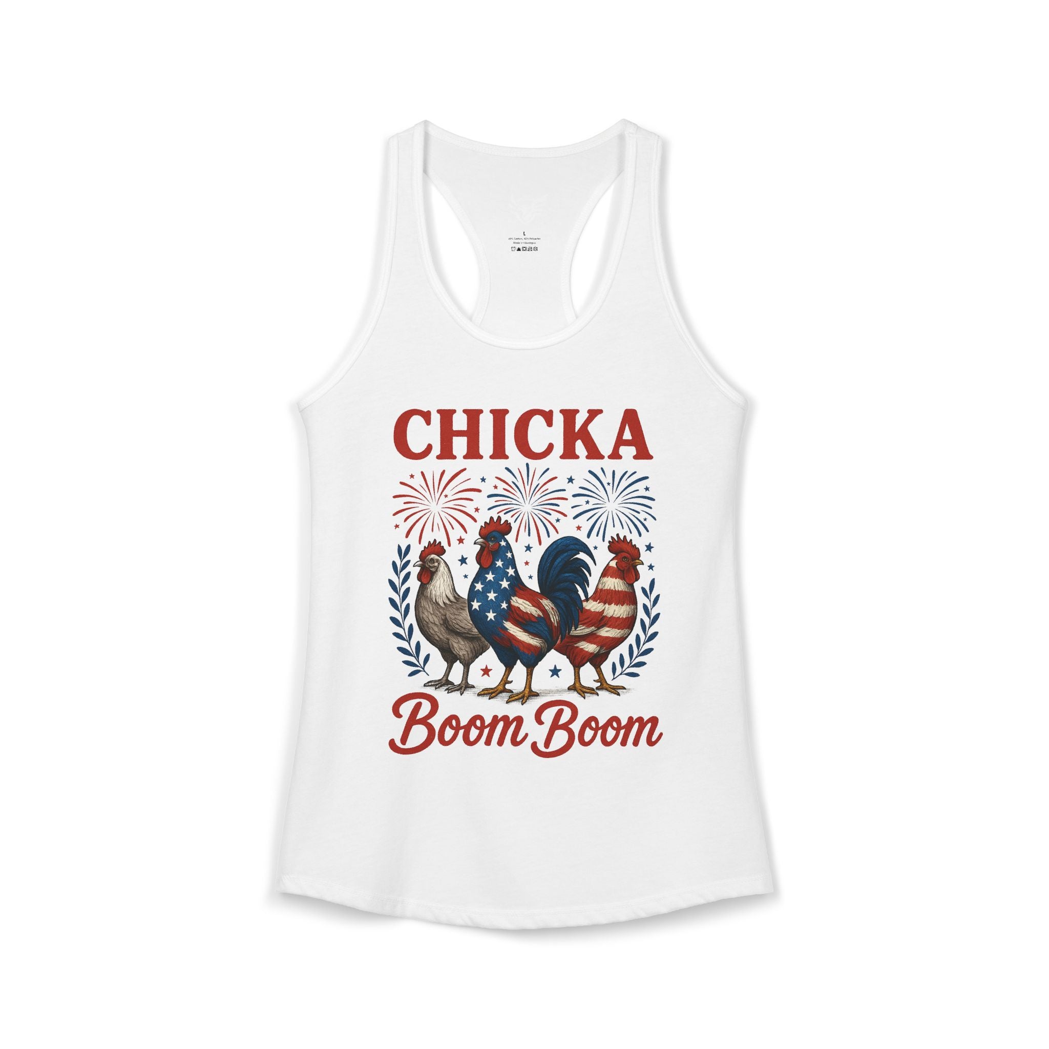 Chicka Boom Boom Ideal Racerback Tank