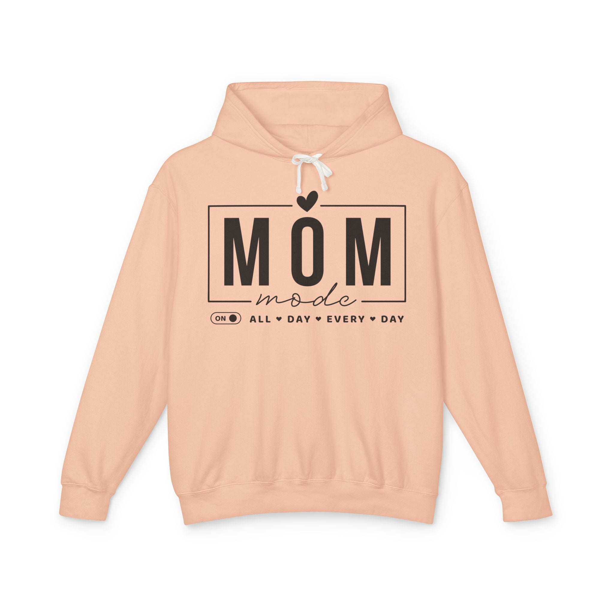 Mom Mode Lightweight Hooded Sweatshirt