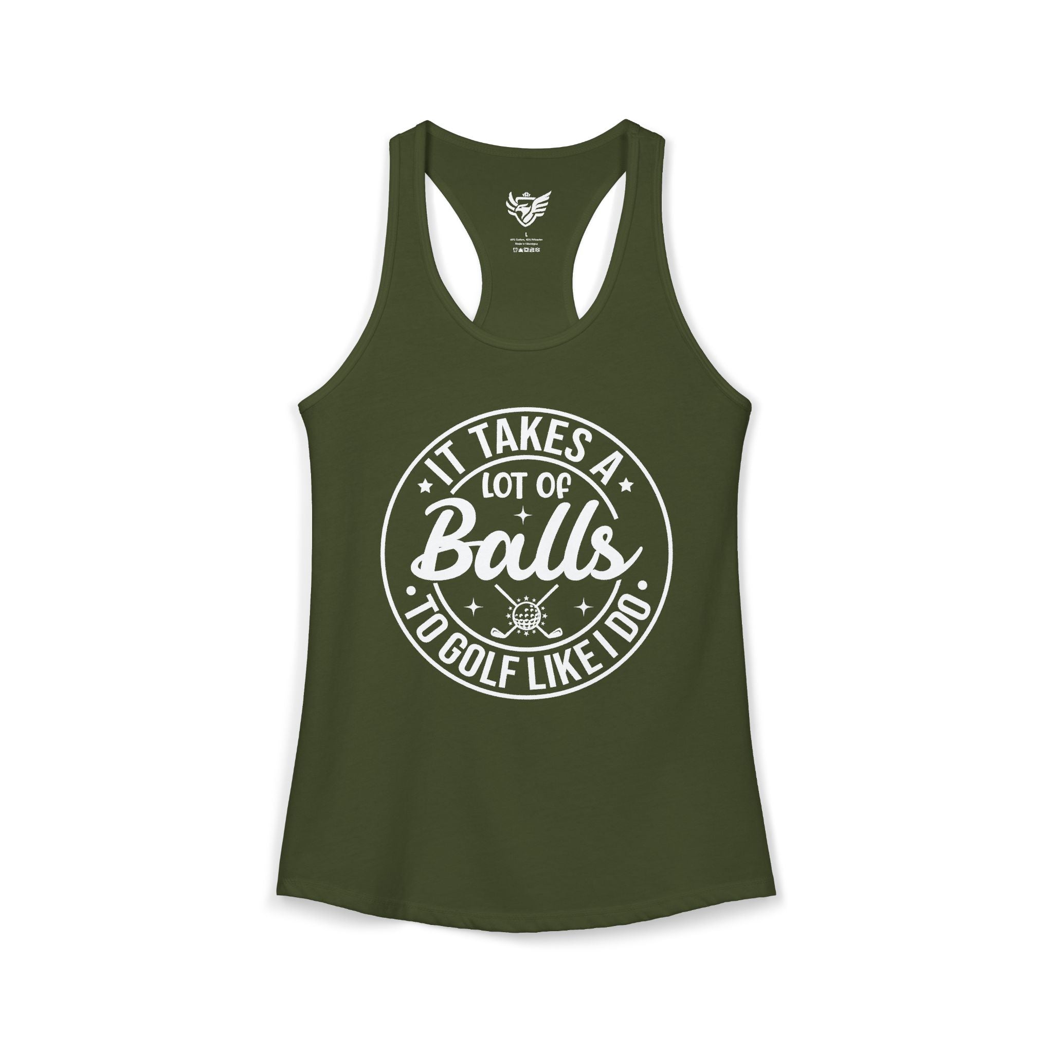 Golf Like I Do Ideal Racerback Tank
