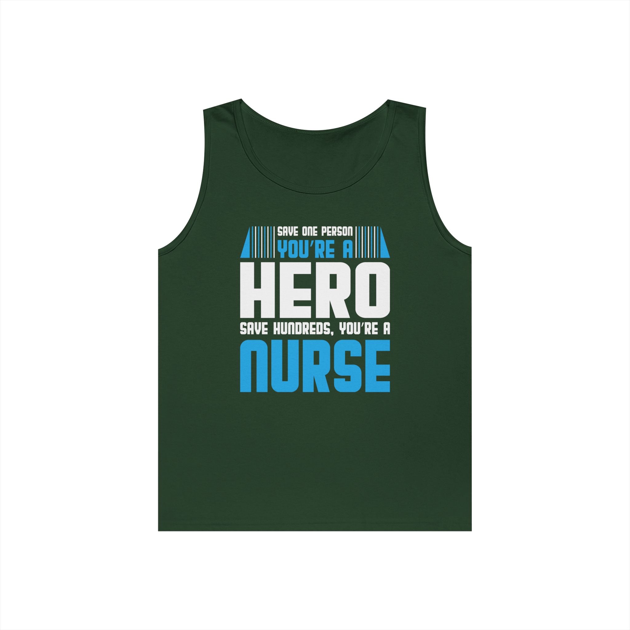 Nurses Are Heros Heavy Cotton Tank Top