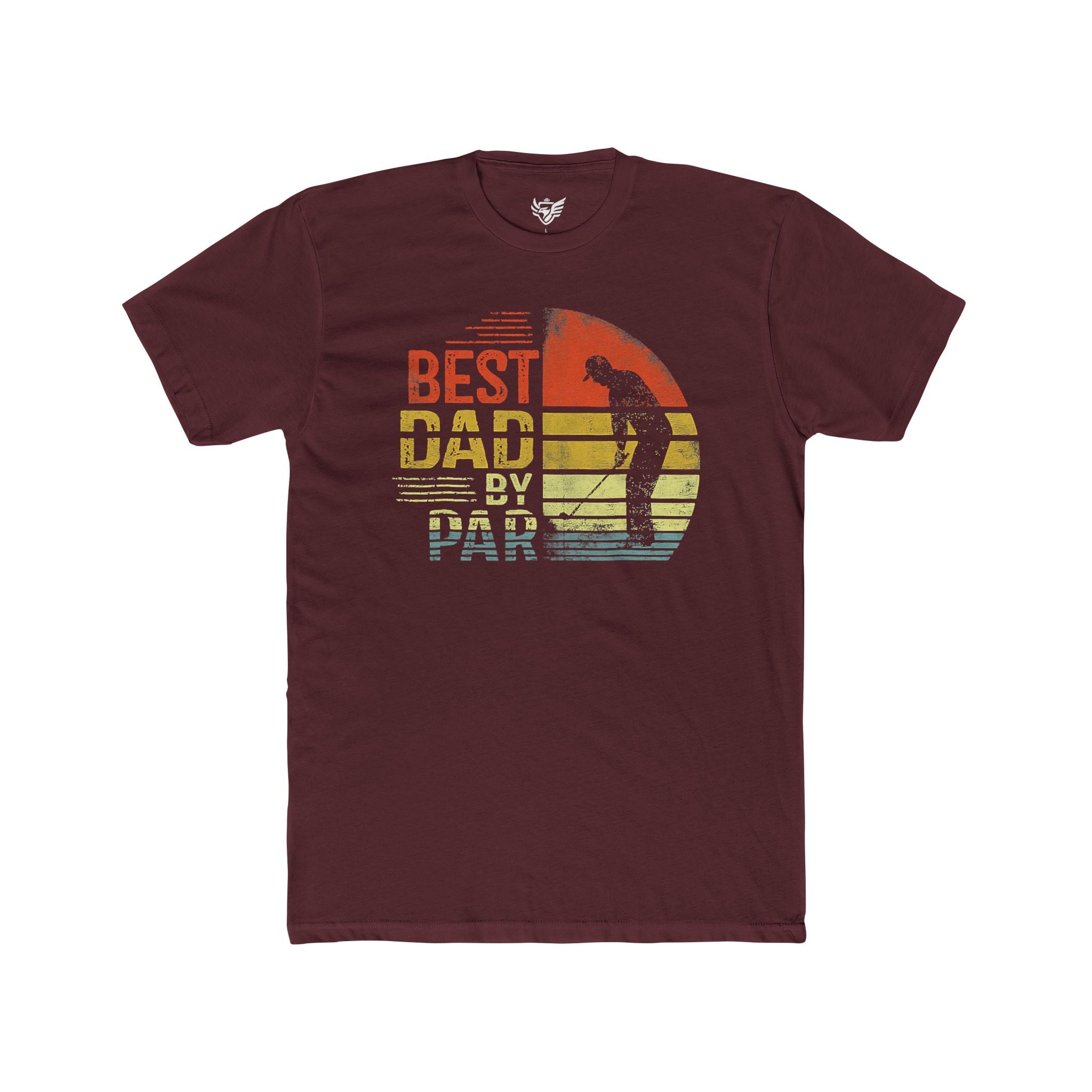 Best Dad By Par Cotton Crew Tee