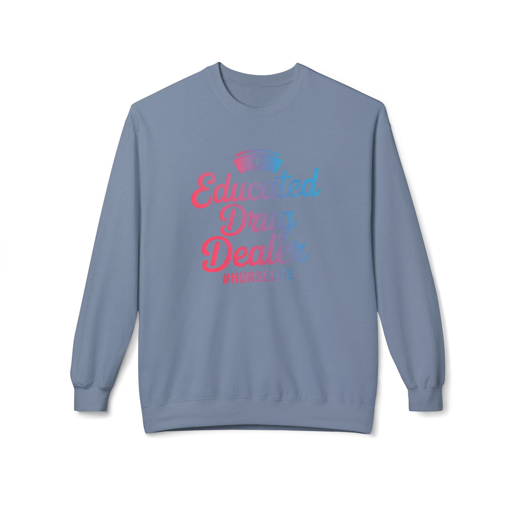 Educated Midweight Softstyle Fleece Crewneck Sweatshirt