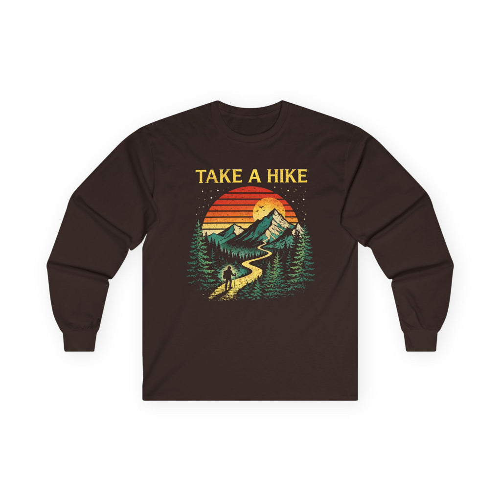 Take A Hike Cotton Long Sleeve Tee
