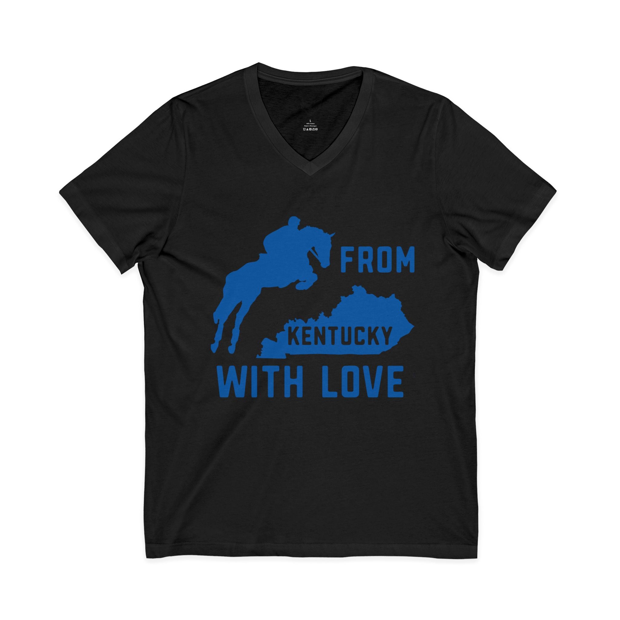 KY with Love Jersey Short Sleeve V-Neck Tee