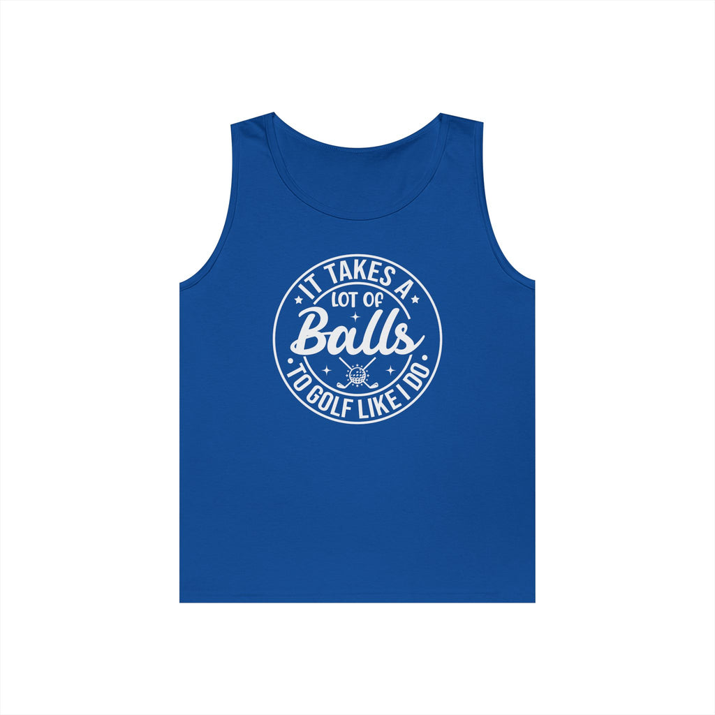 Golf Like I Do Heavy Cotton Tank Top