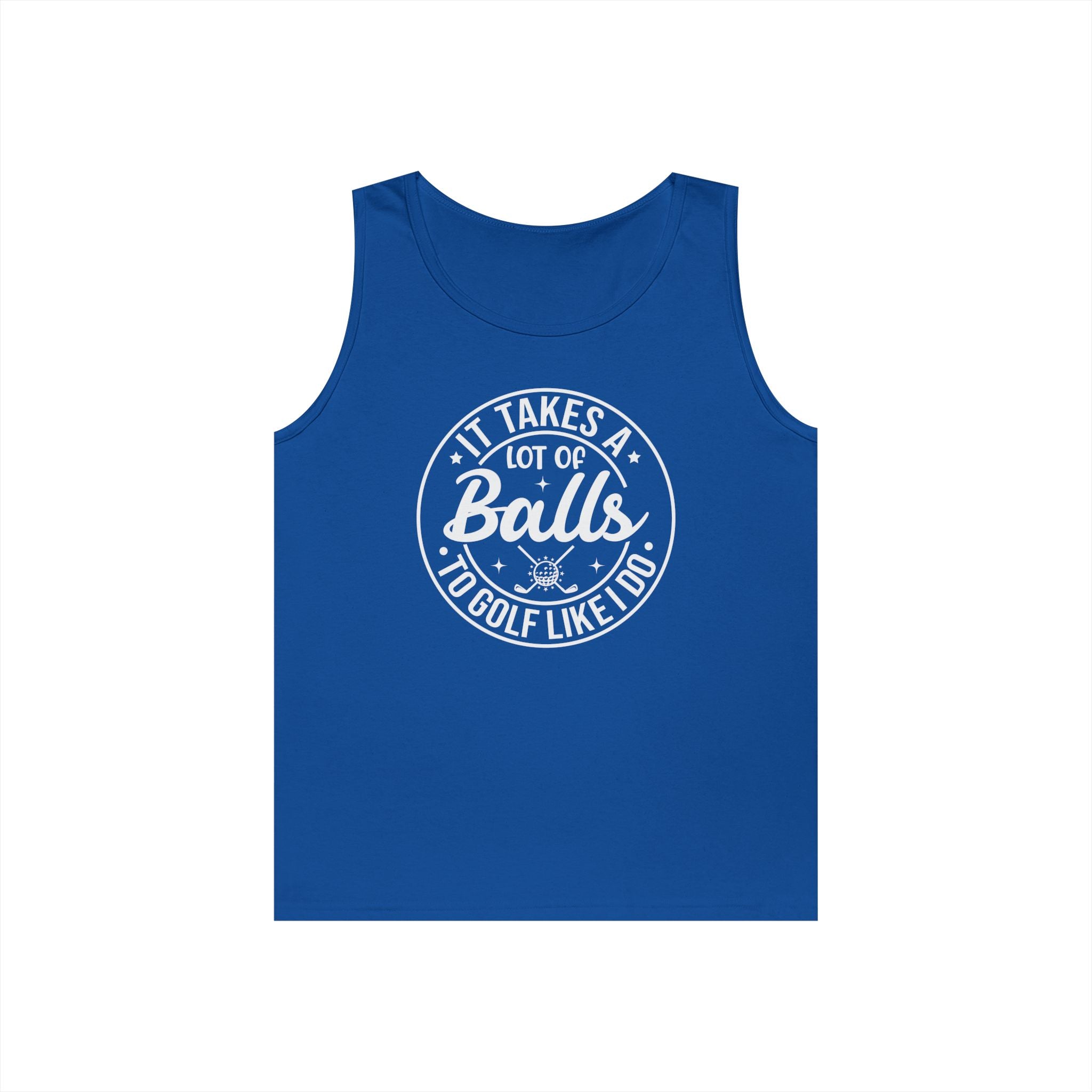 Golf Like I Do Heavy Cotton Tank Top