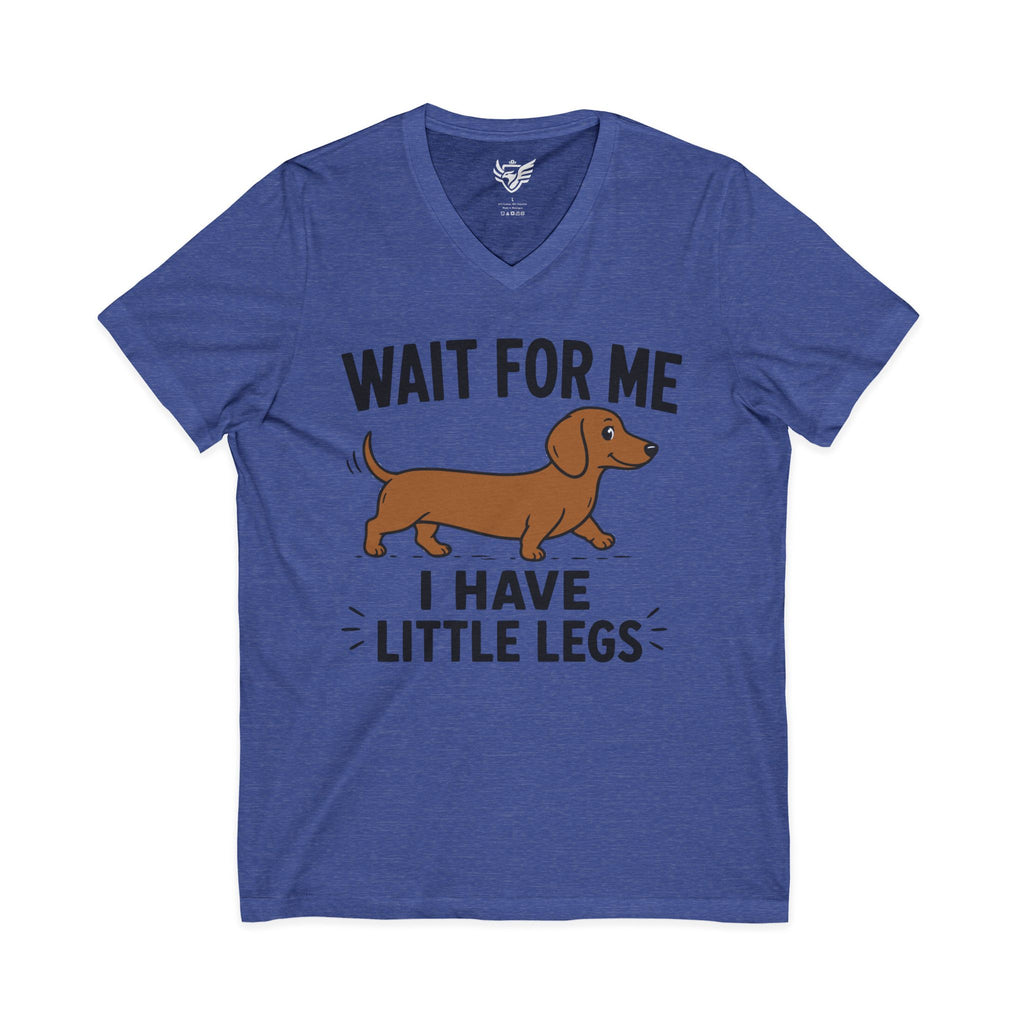 Little Legs Jersey Short Sleeve V-Neck Tee