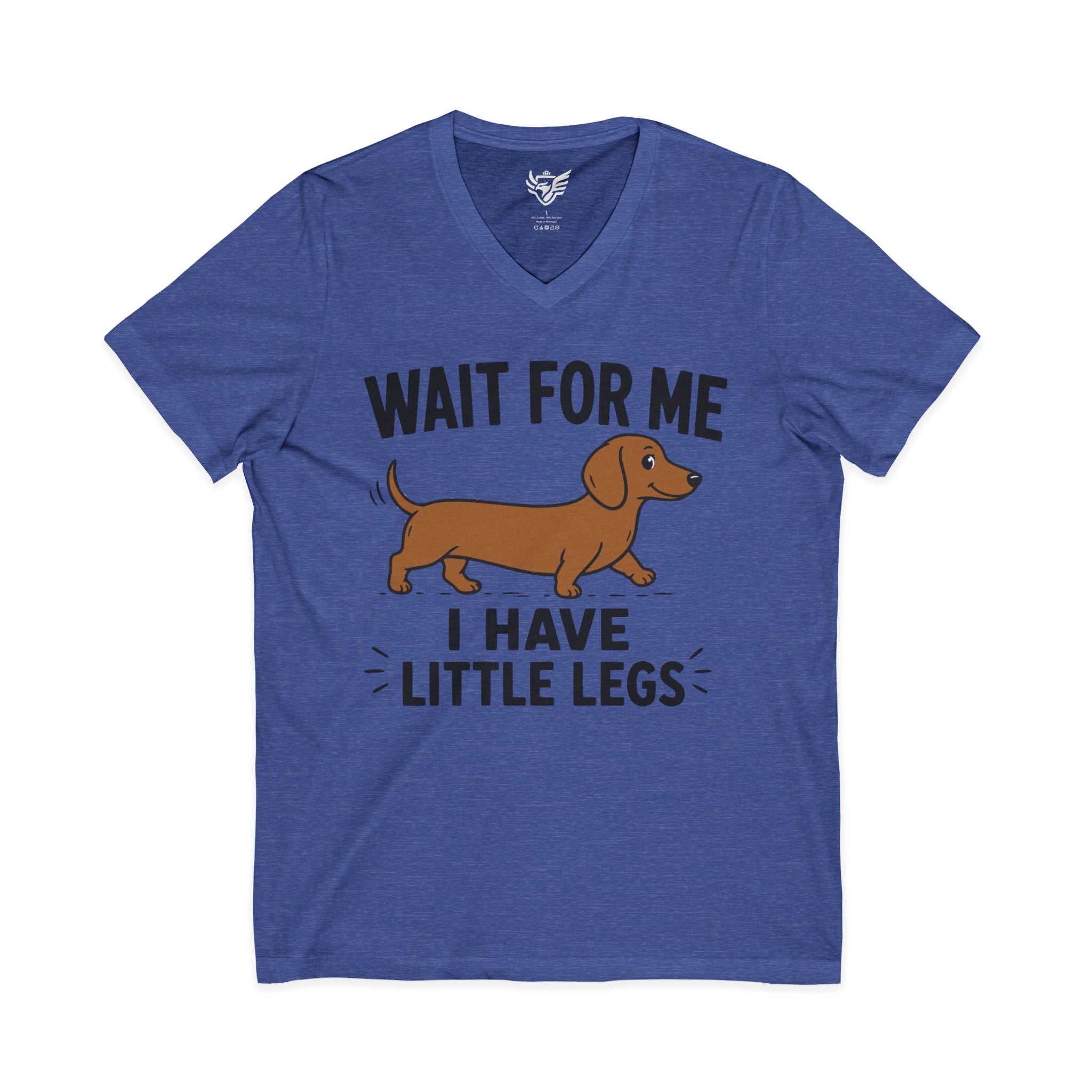 Little Legs Jersey Short Sleeve V-Neck Tee