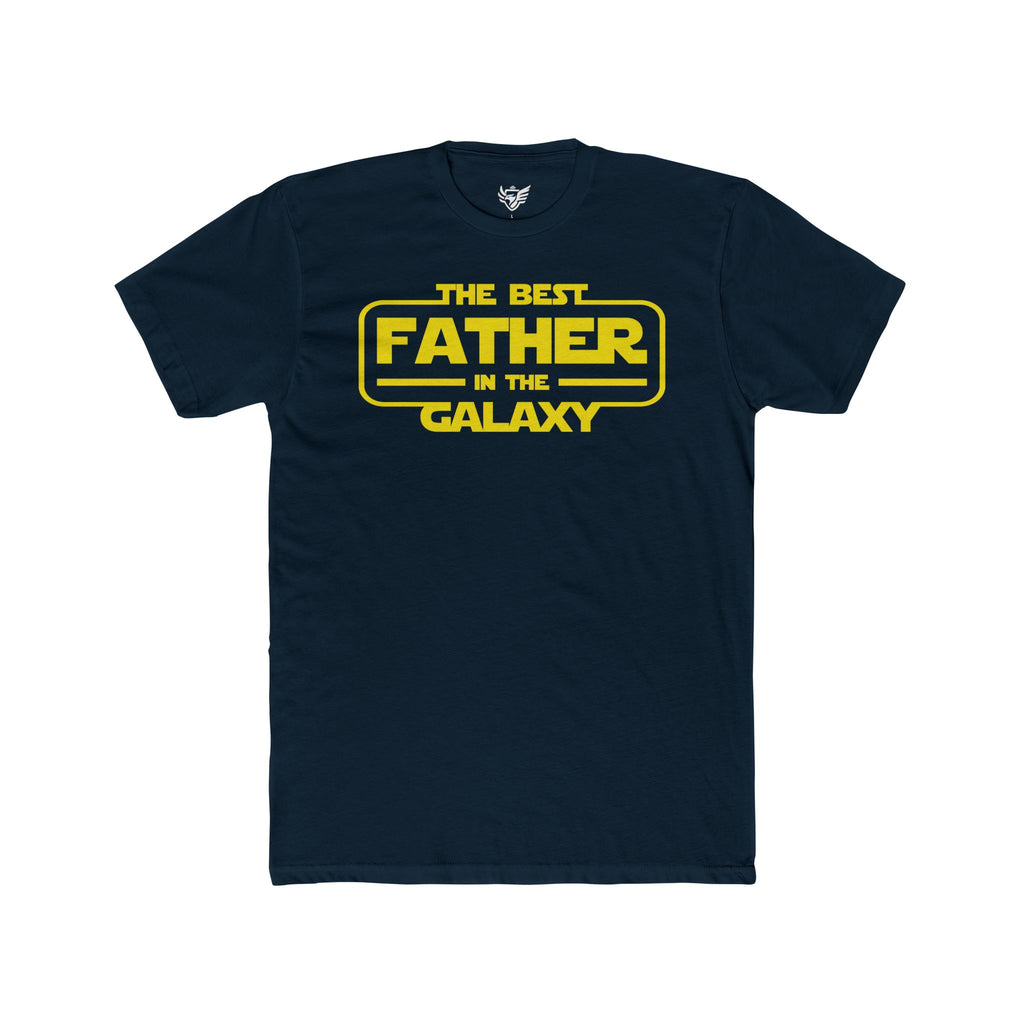 The Best Father in the Galaxy Cotton Crew Tee