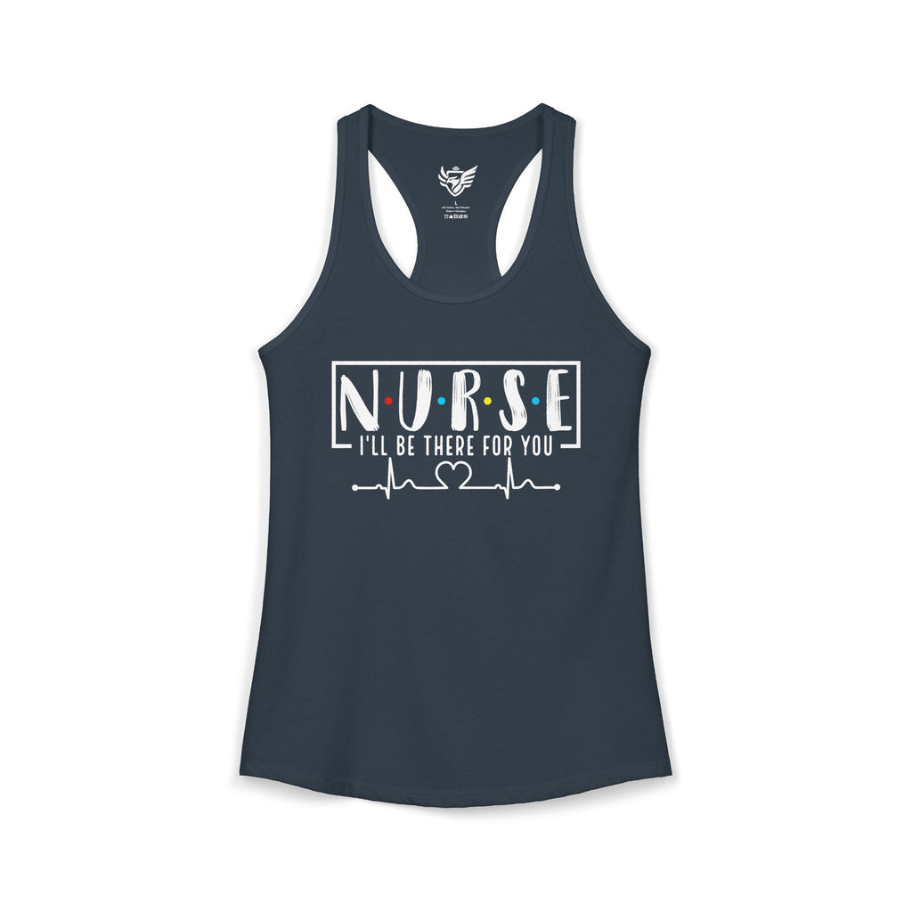 Friend's Theme Nurse Ideal Racerback Tank