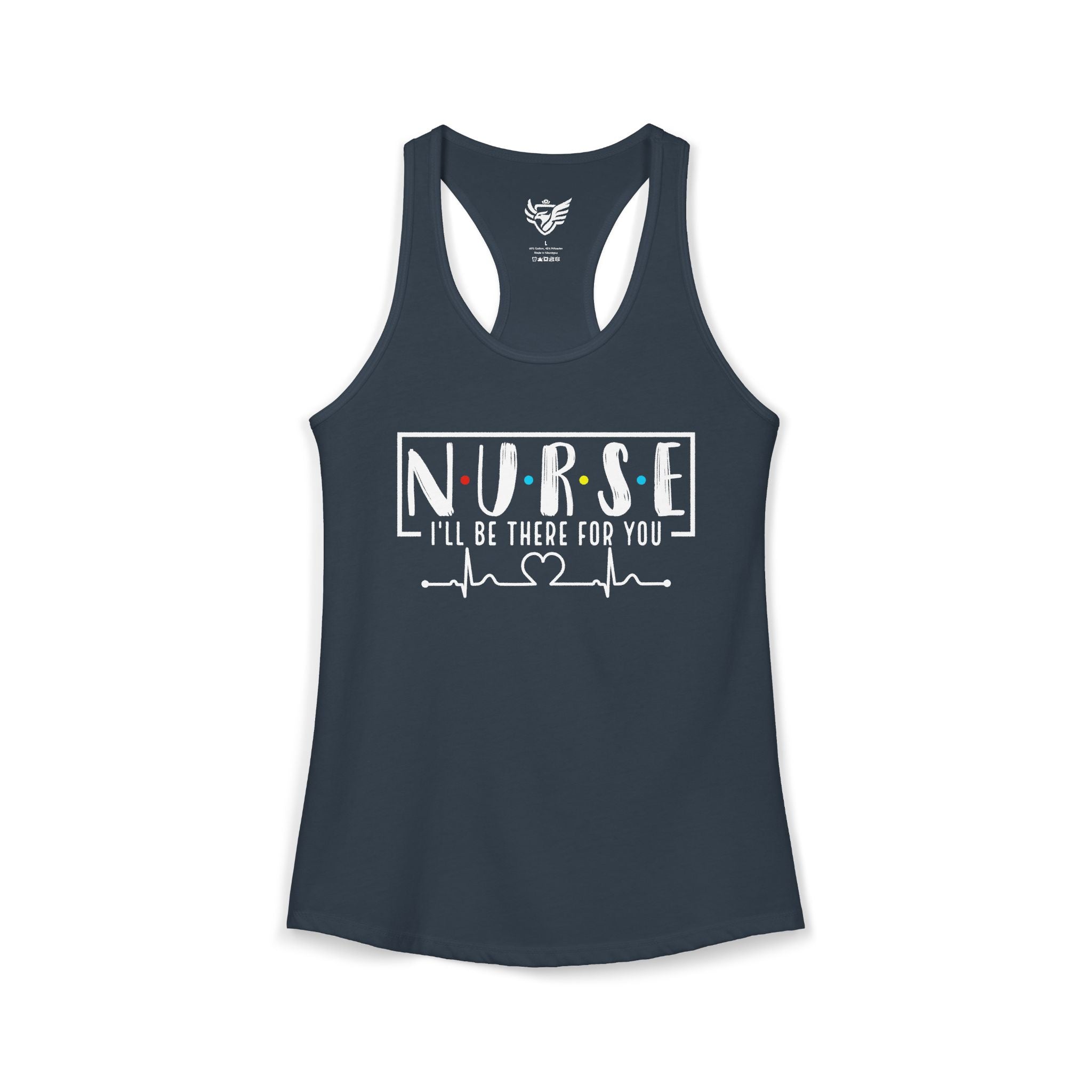 Friend's Theme Nurse Ideal Racerback Tank