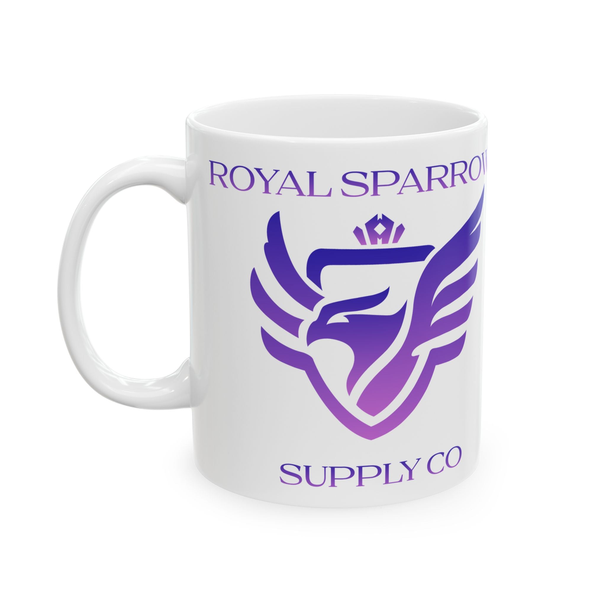 Royal Sparrow Ceramic Mug, (11oz, 15oz)