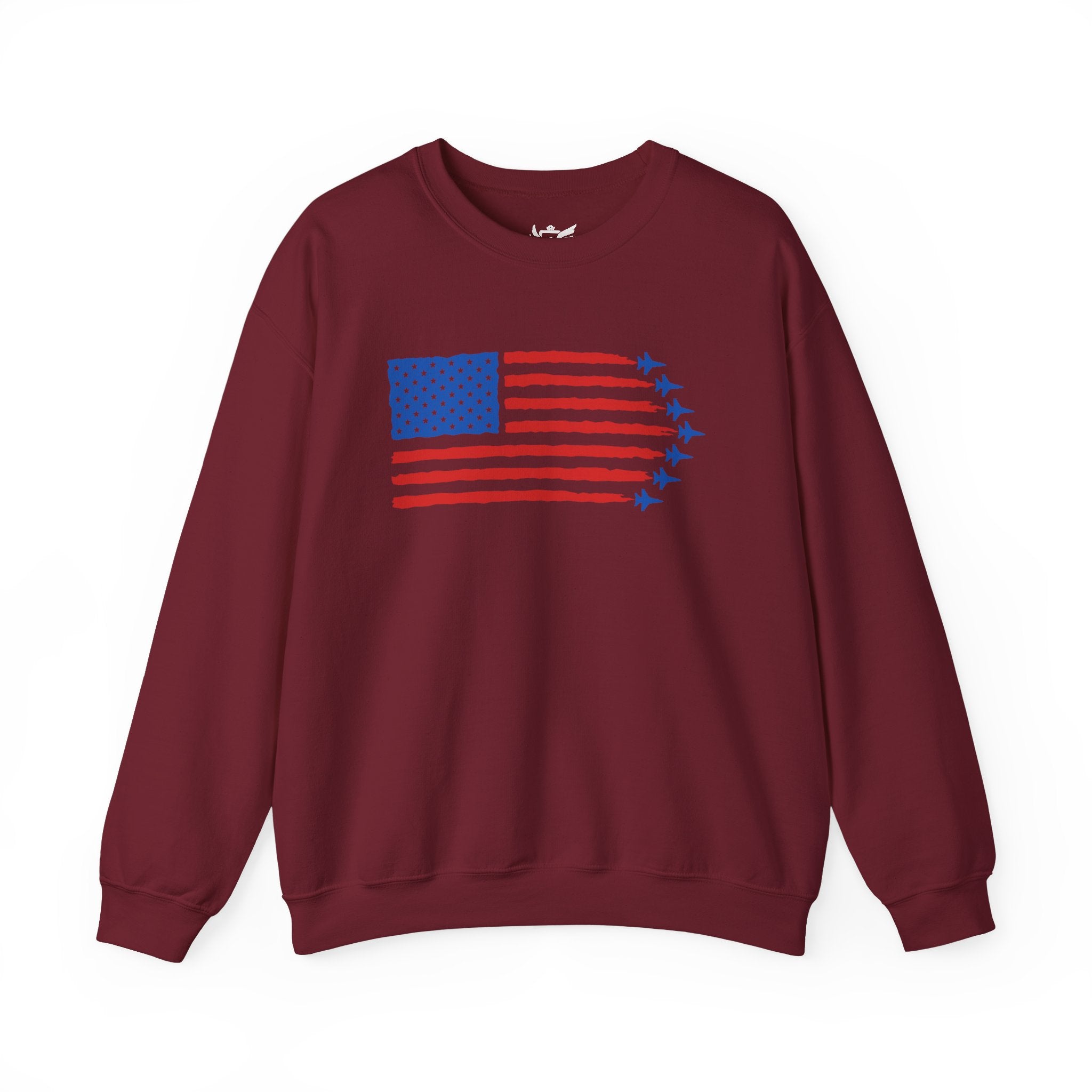 USA Jet Flag Heavy Blend™ Crewneck Sweatshirt
