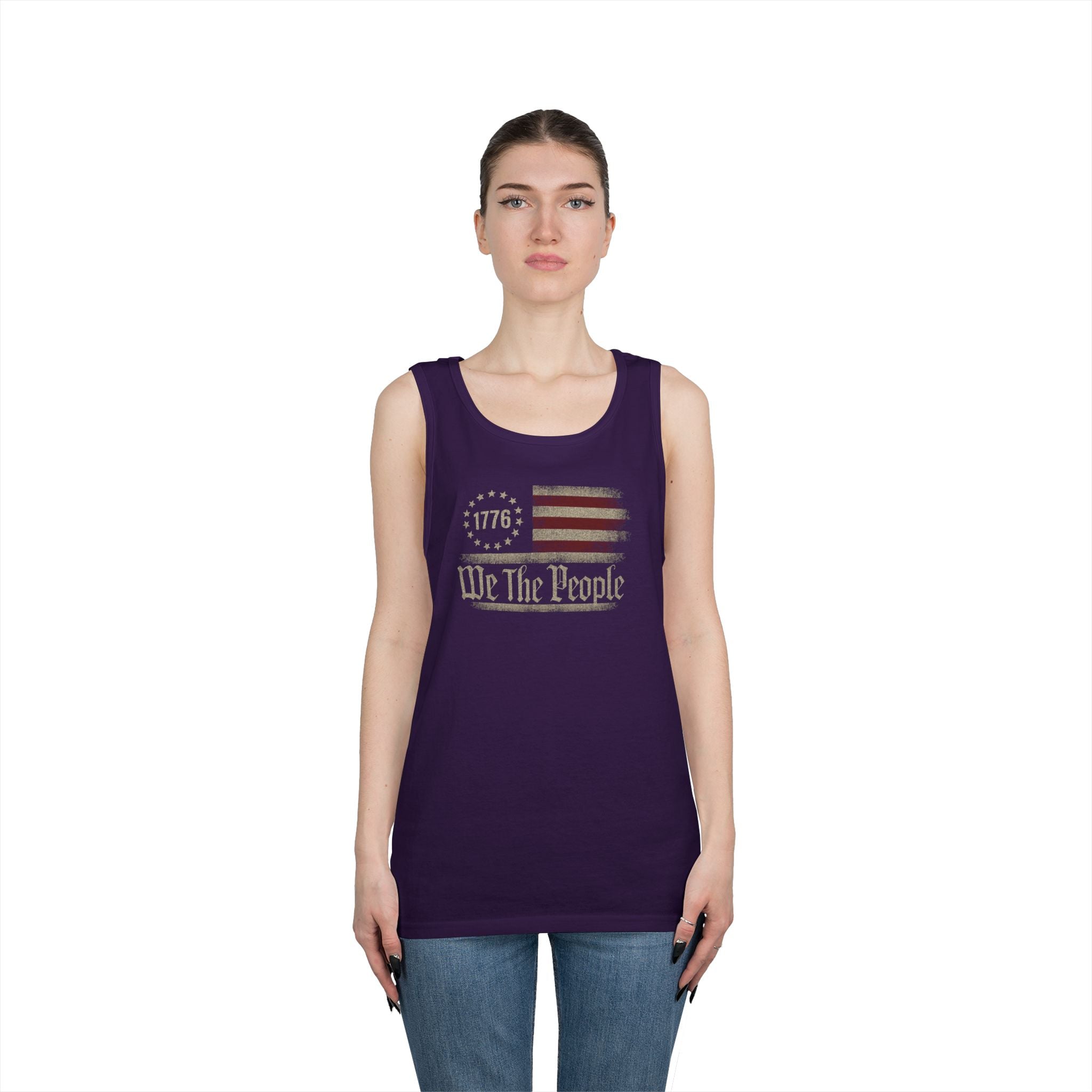 We The People Heavy Cotton Tank Top