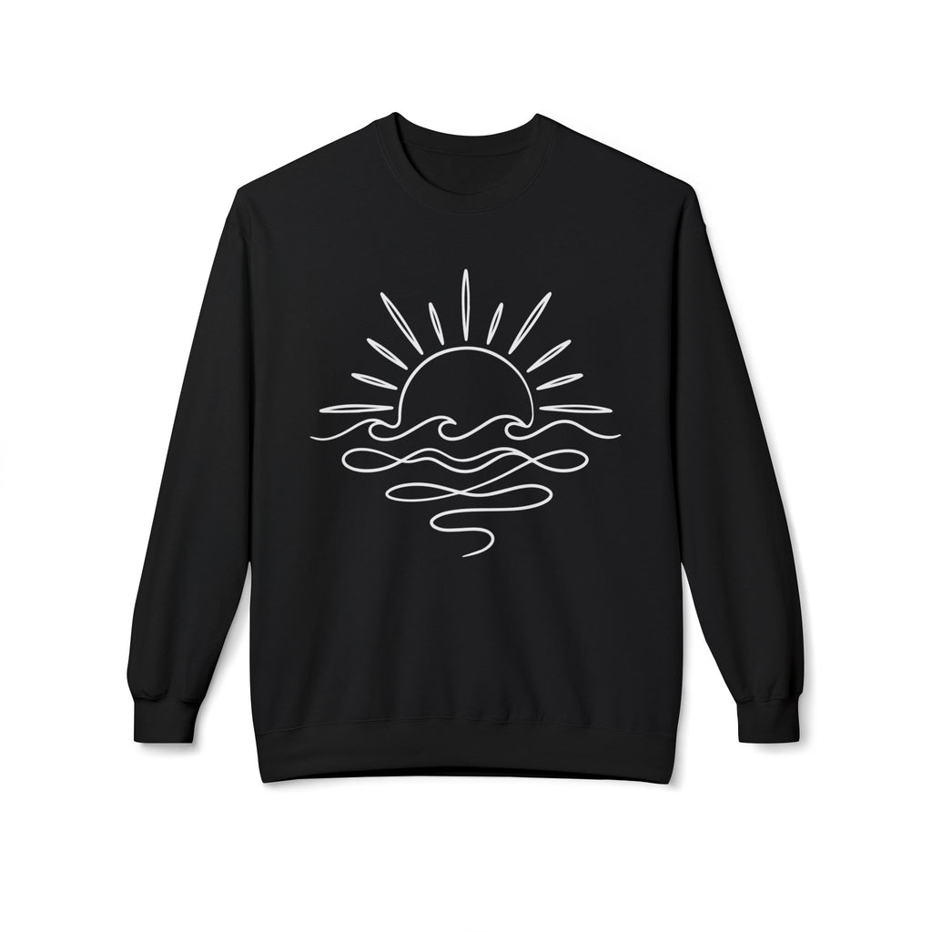 Sunny Sea Midweight Softstyle Fleece Crewneck Sweatshirt