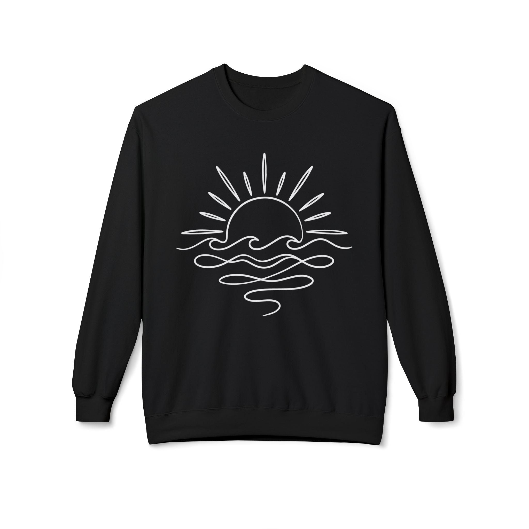 Sunny Sea Midweight Softstyle Fleece Crewneck Sweatshirt