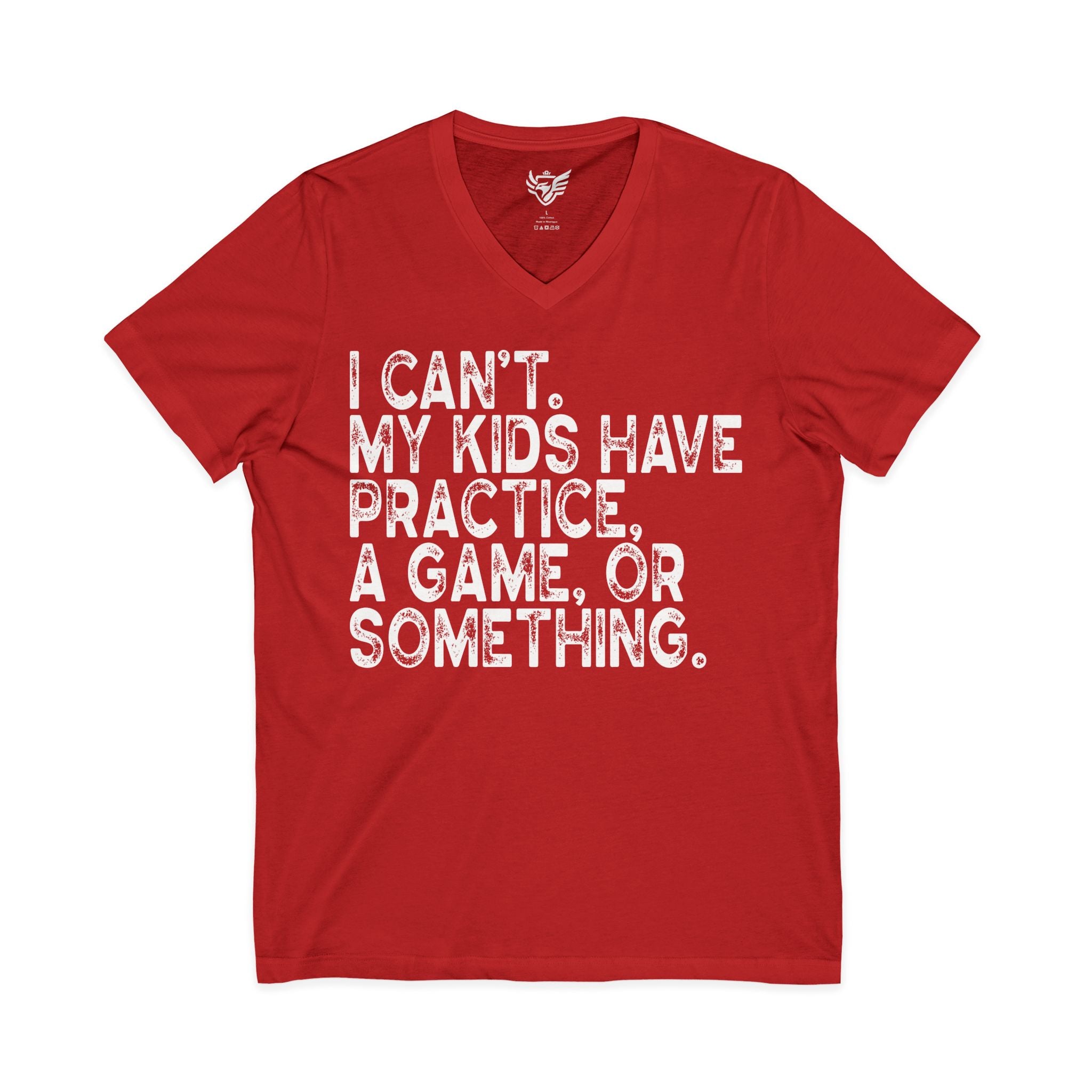 Busy Parents Jersey Short Sleeve V-Neck Tee