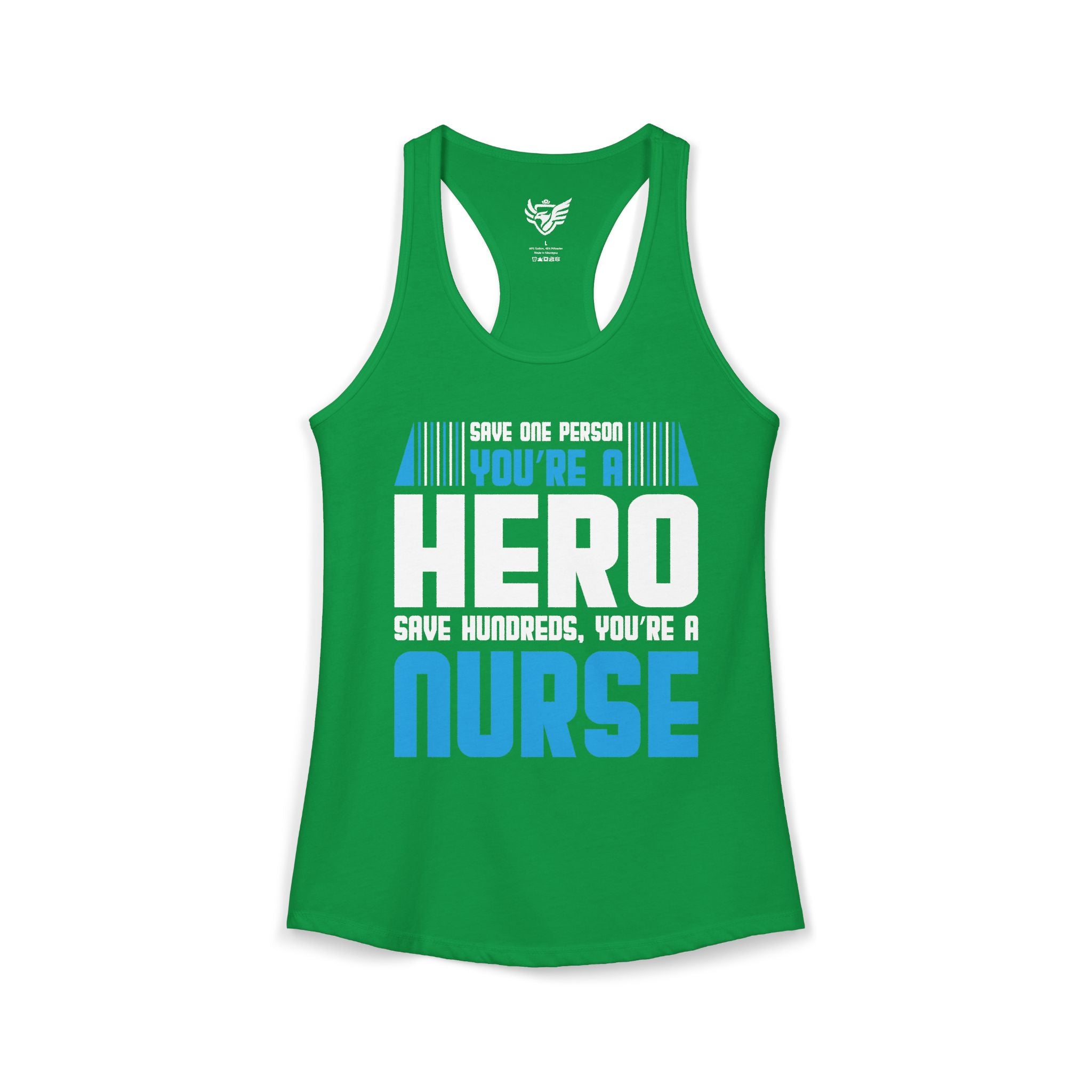Nurses Are Heros Ideal Racerback Tank