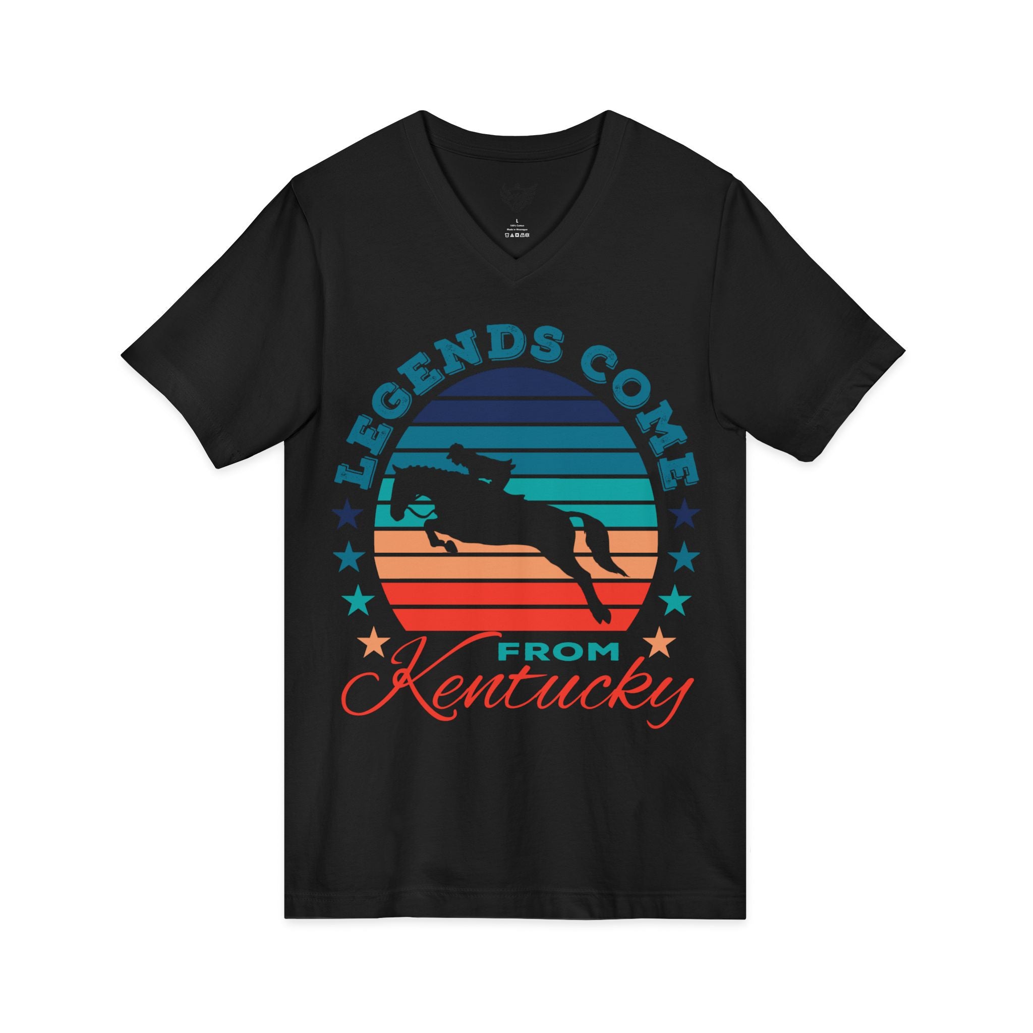 Unisex Legends 4 Star Jersey Short Sleeve V-Neck Tee