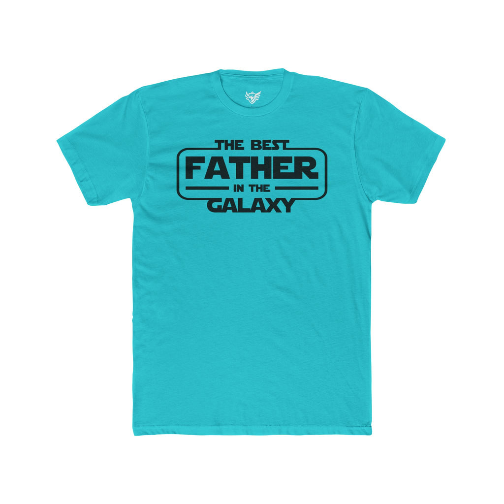 The Best Father in the Galaxy Cotton Crew Tee
