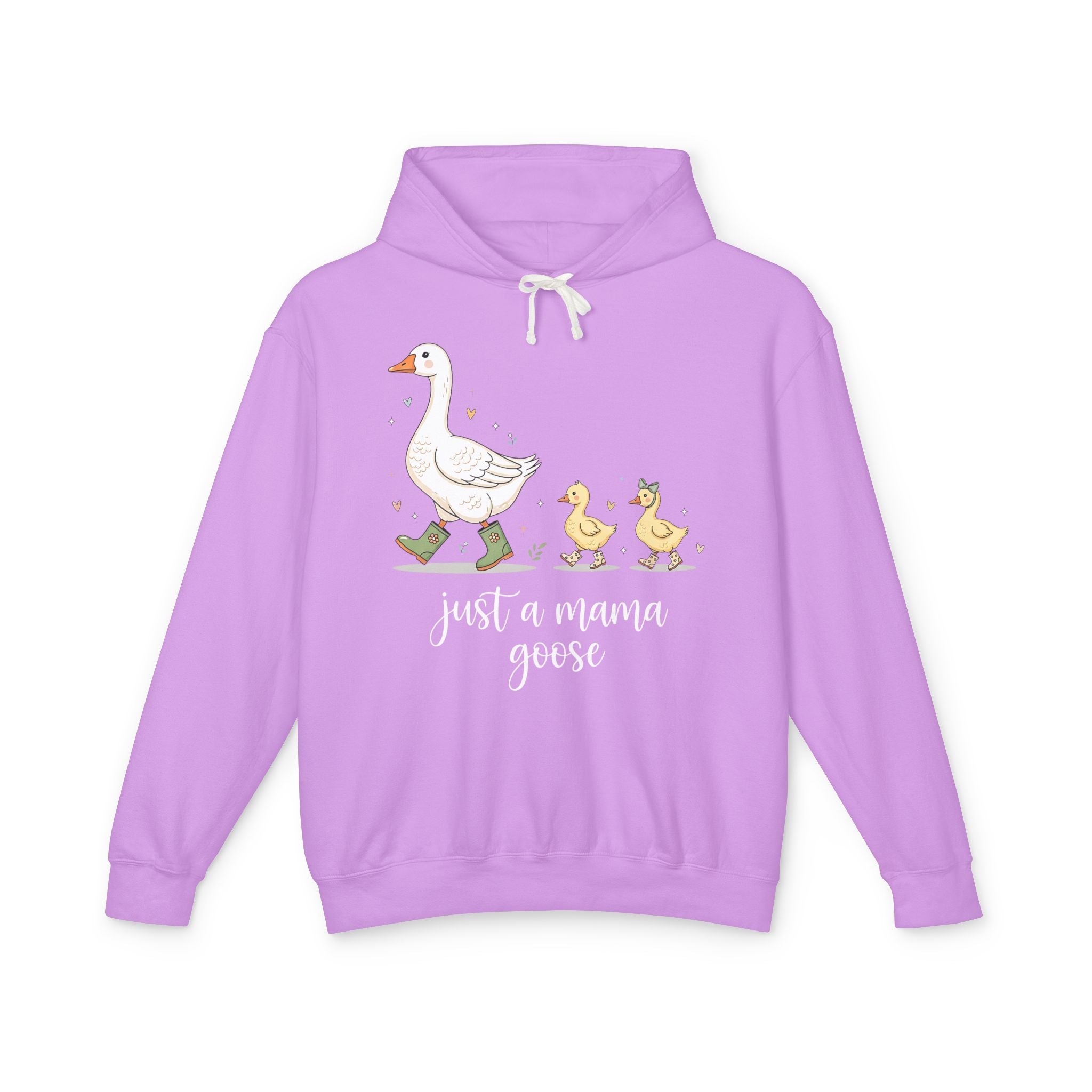 Just A Momma Goose Lightweight Hooded Sweatshirt