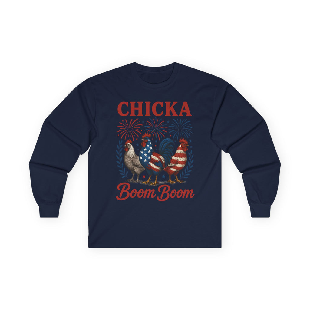 Chicka Boom Boom Cotton Long Sleeve Tee