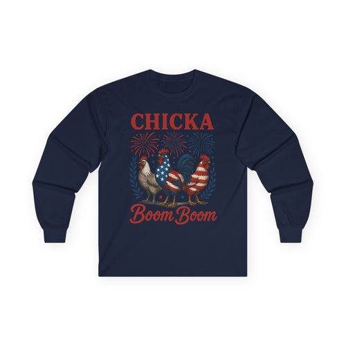 Chicka Boom Boom Cotton Long Sleeve Tee