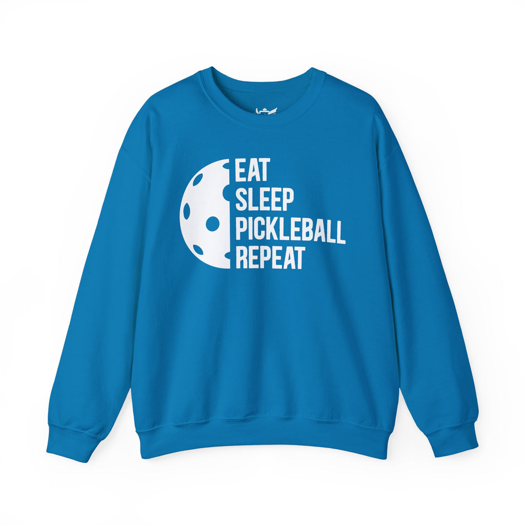 Eat Sleep Pickleball Repeat Heavy Blend™ Crewneck Sweatshirt
