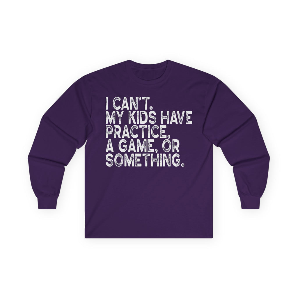 Busy Parents Cotton Long Sleeve Tee