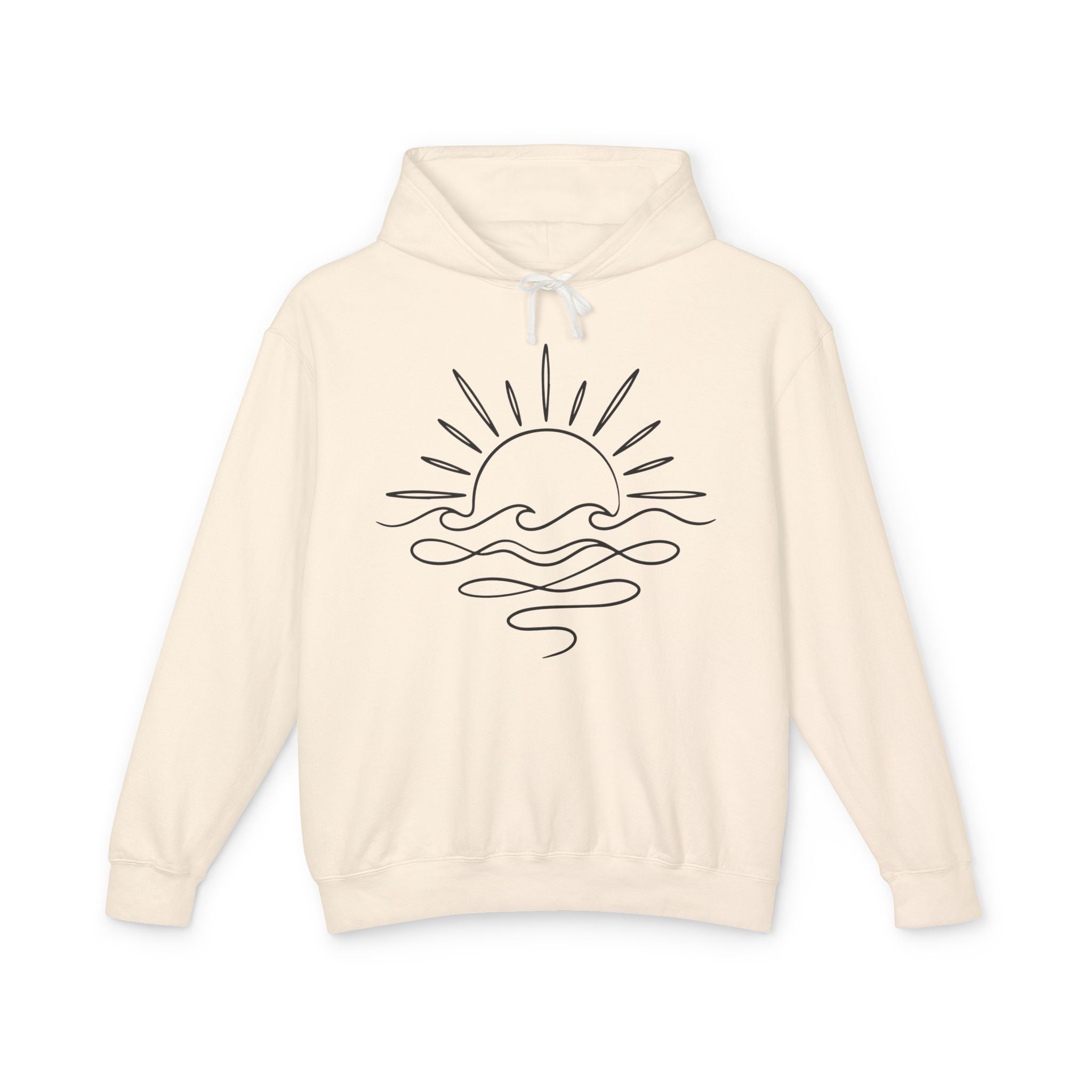 Sunny Sea Lightweight Hooded Sweatshirt
