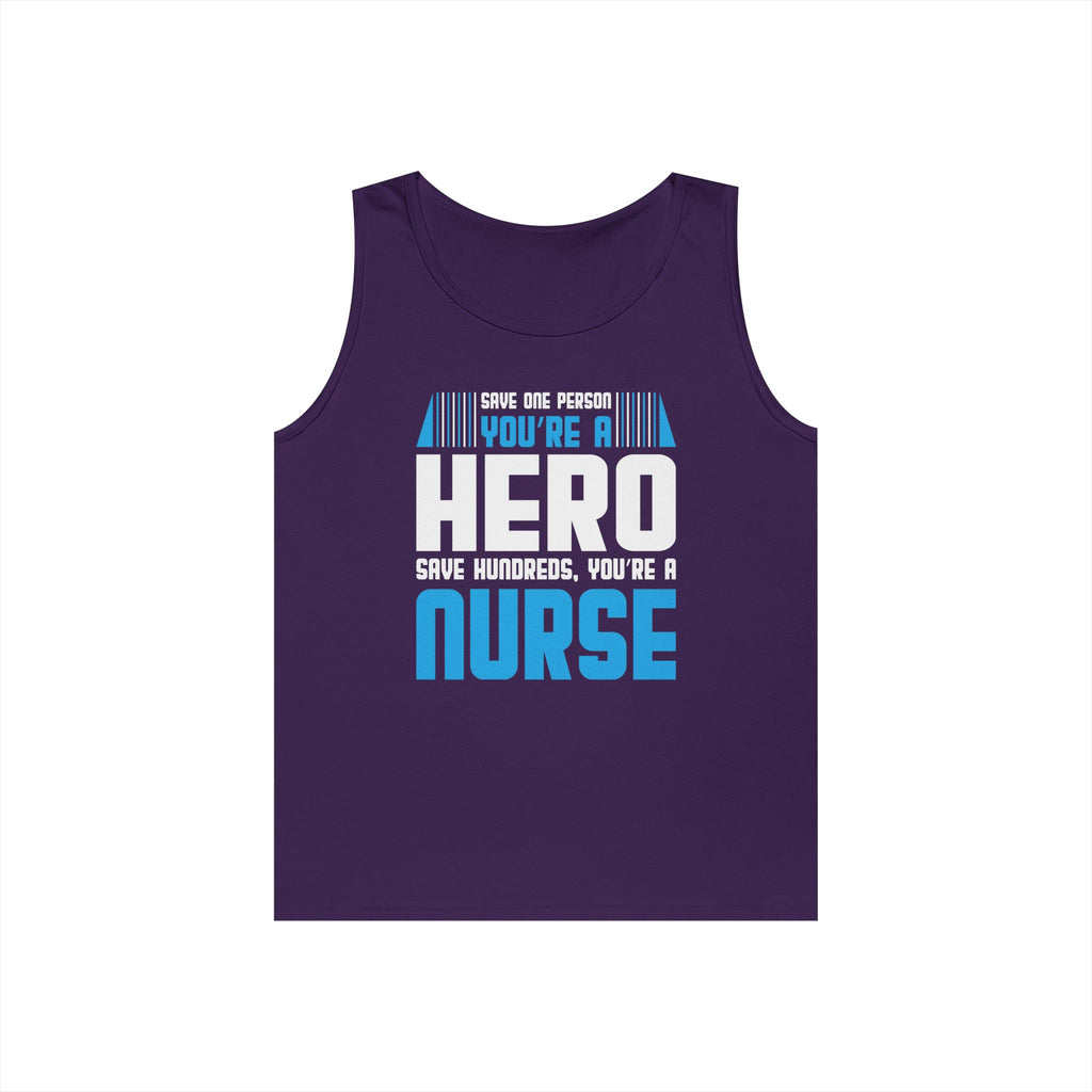 Nurses Are Heros Heavy Cotton Tank Top