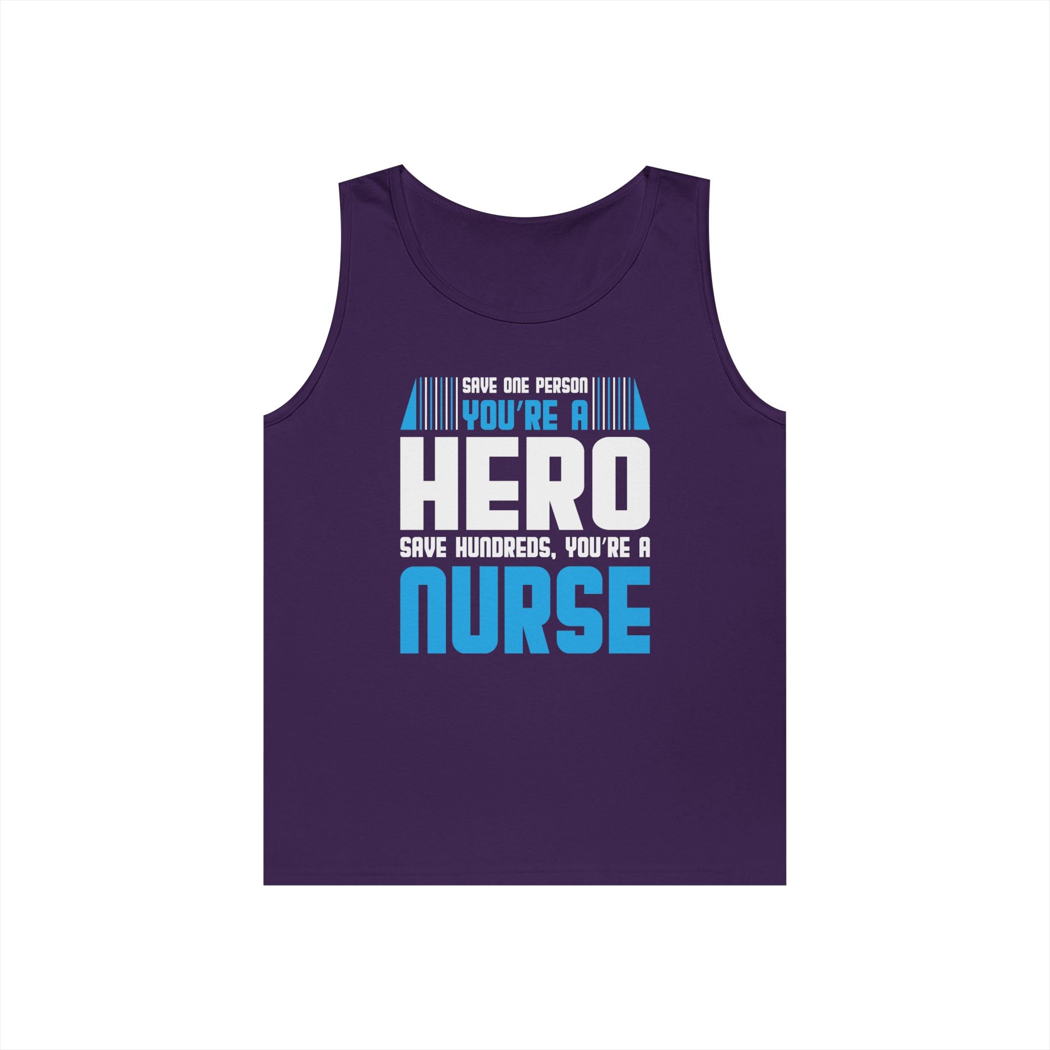 Nurses Are Heros Heavy Cotton Tank Top