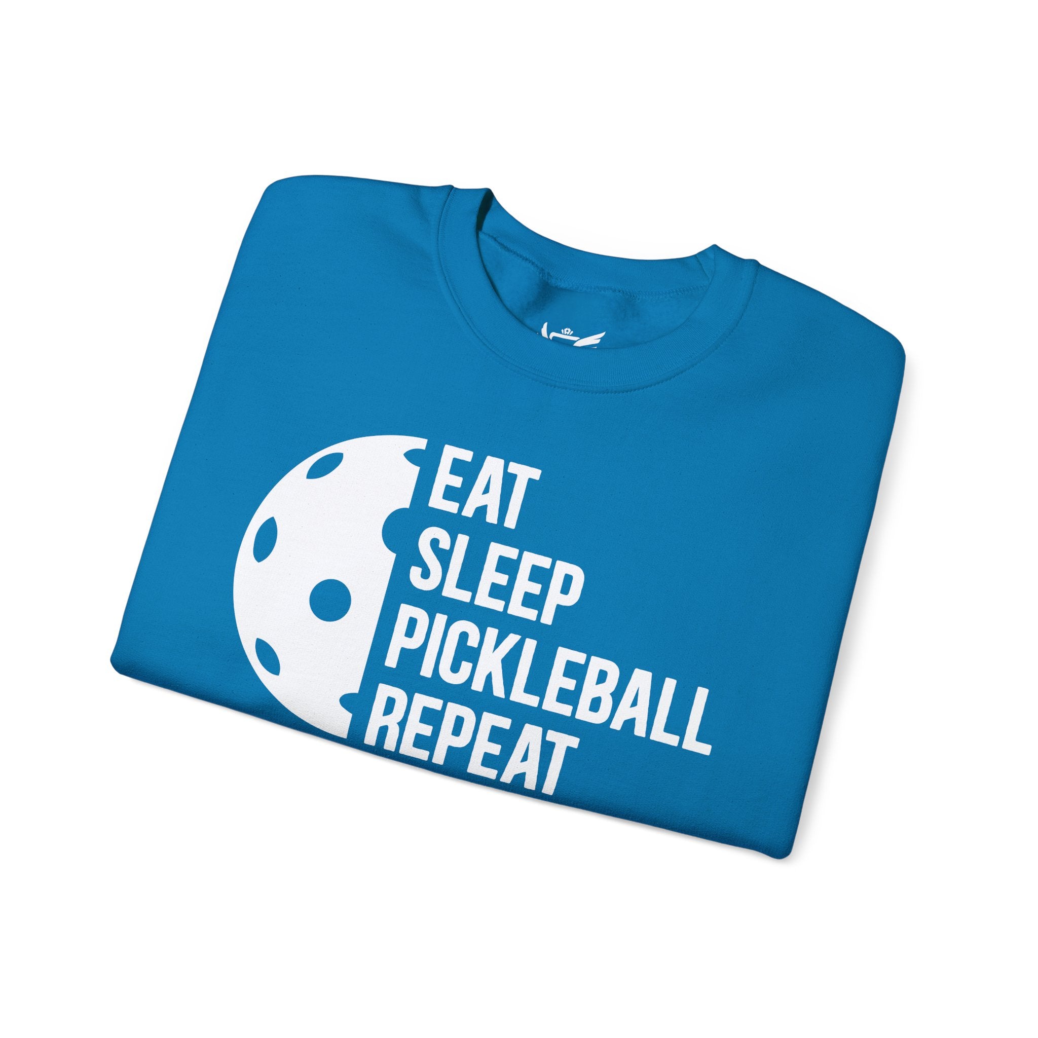 Eat Sleep Pickleball Repeat Heavy Blend™ Crewneck Sweatshirt