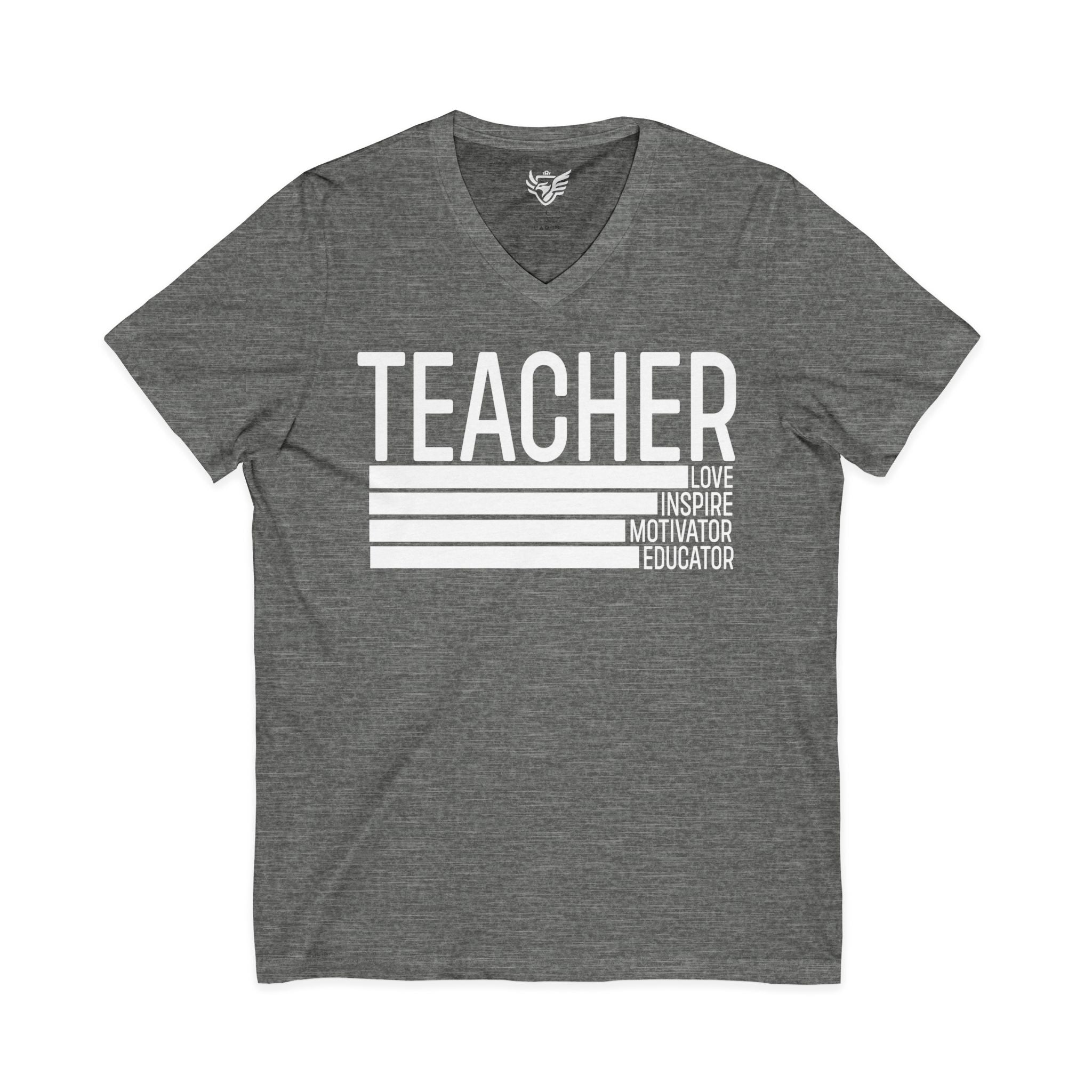 Teacher Jersey Short Sleeve V-Neck Tee