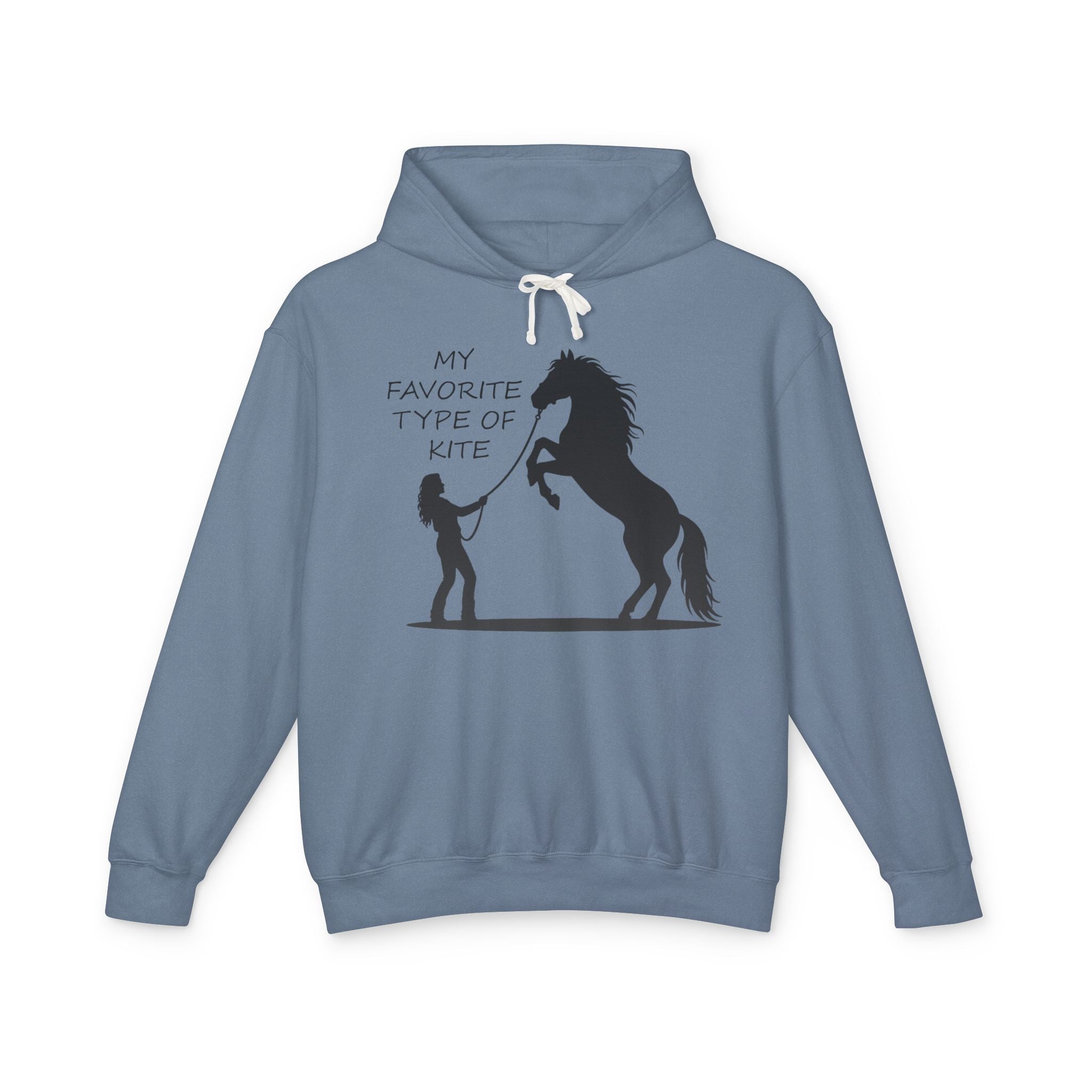 My Favorite Type of Kite Lightweight Hooded Sweatshirt