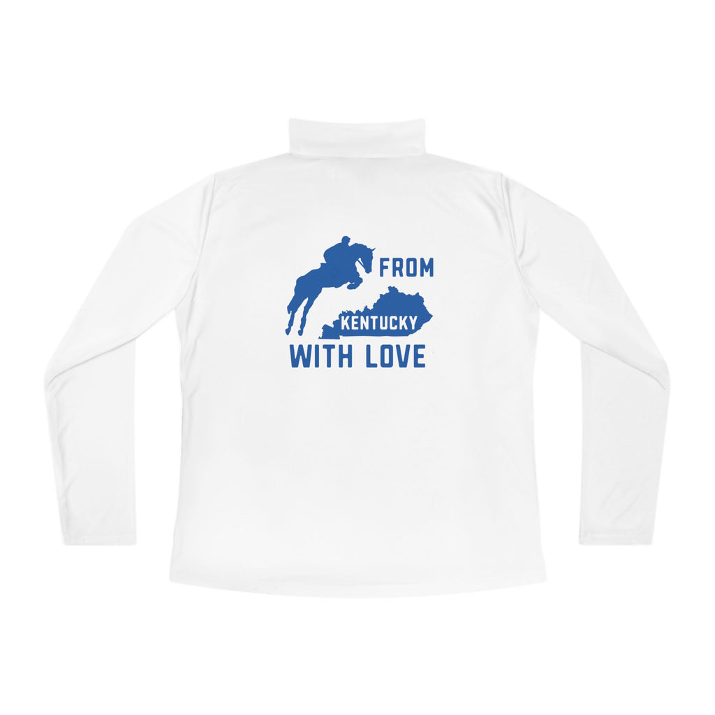 Ladies KY with Love Quarter-Zip Pullover