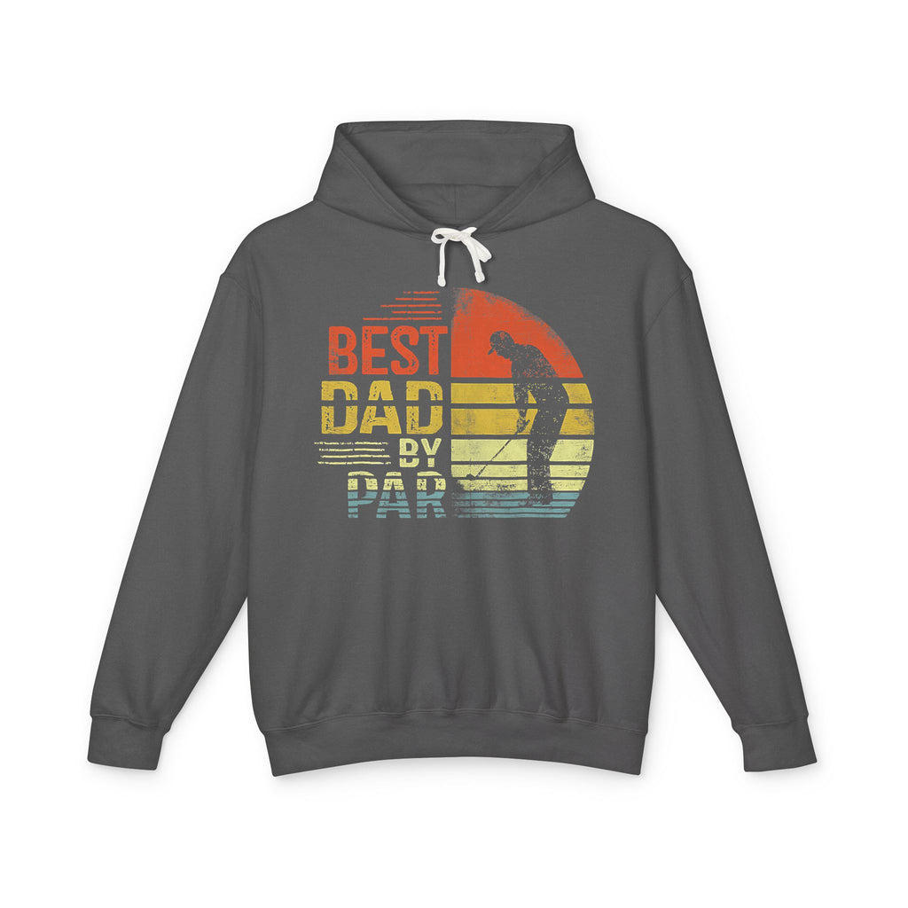 Best Dad By Par Lightweight Hooded Sweatshirt