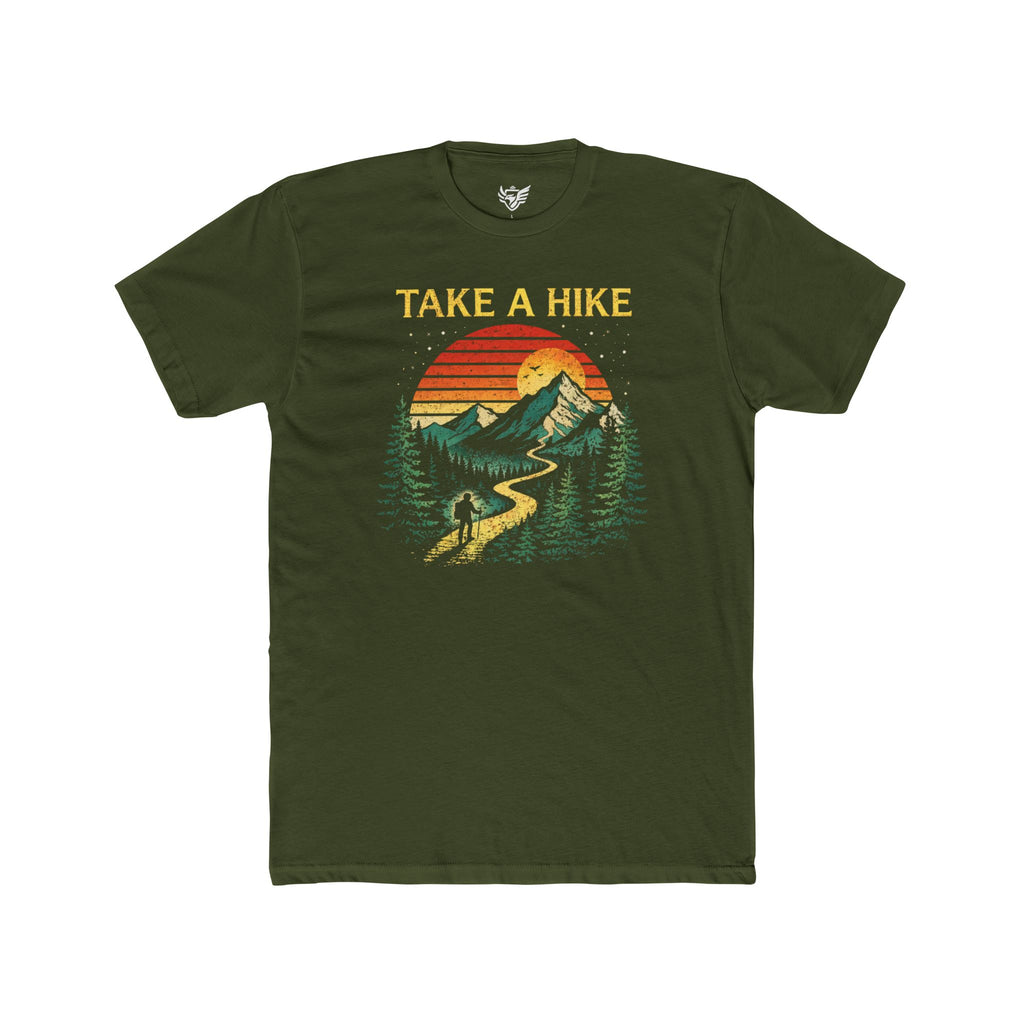 Take A Hike Cotton Crew Tee