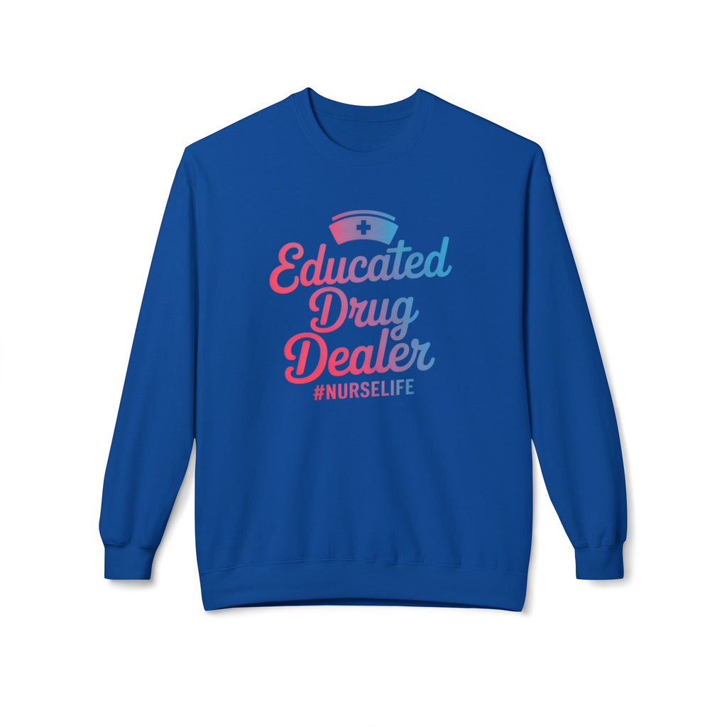 Educated Midweight Softstyle Fleece Crewneck Sweatshirt