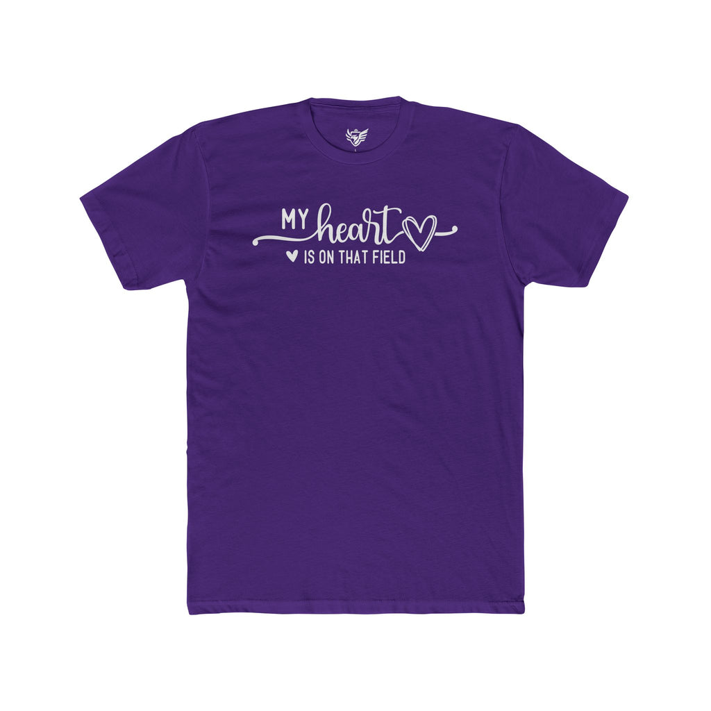 My Heart is on that Field Cotton Crew Tee