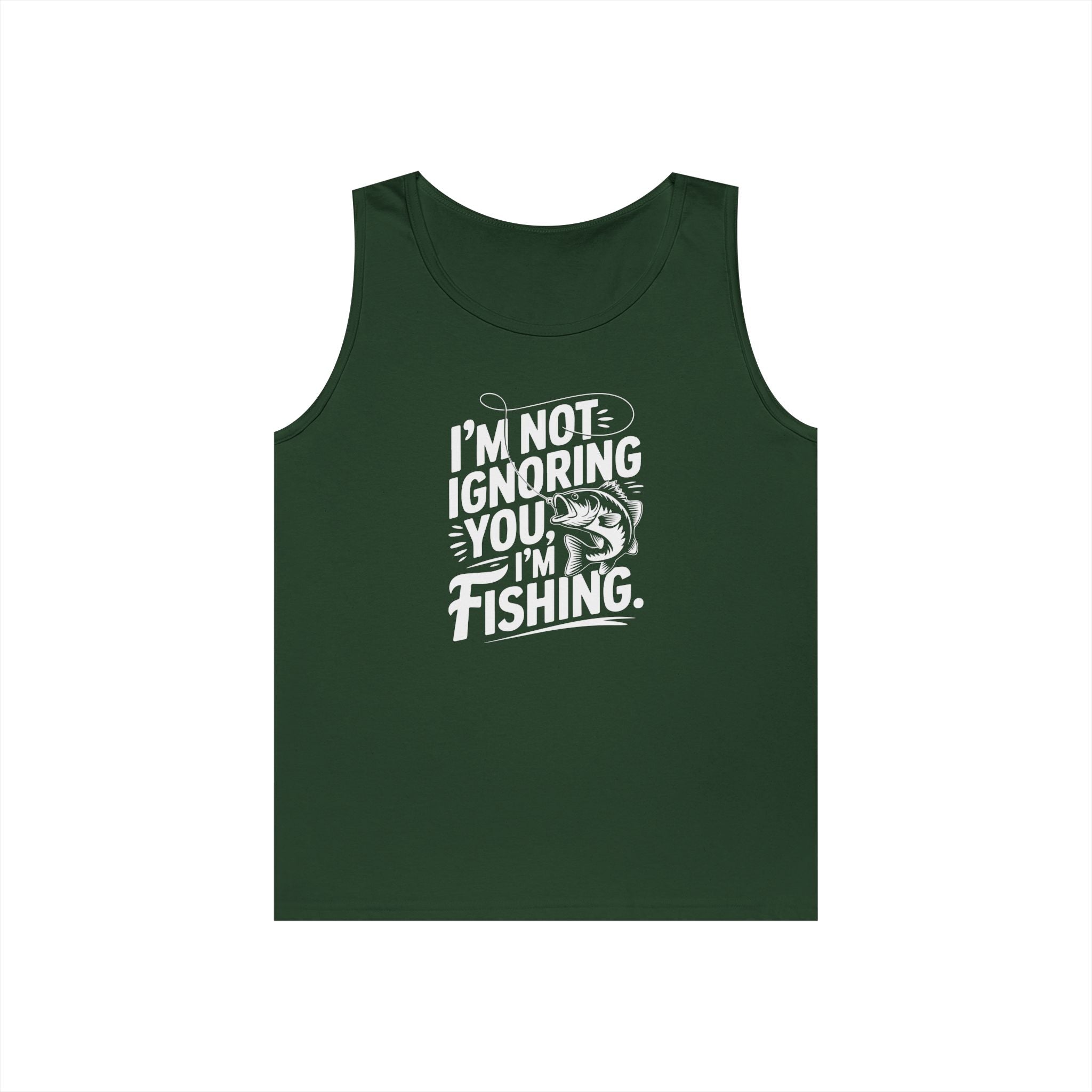 I'm Not Ignoring You Heavy Cotton Tank Top