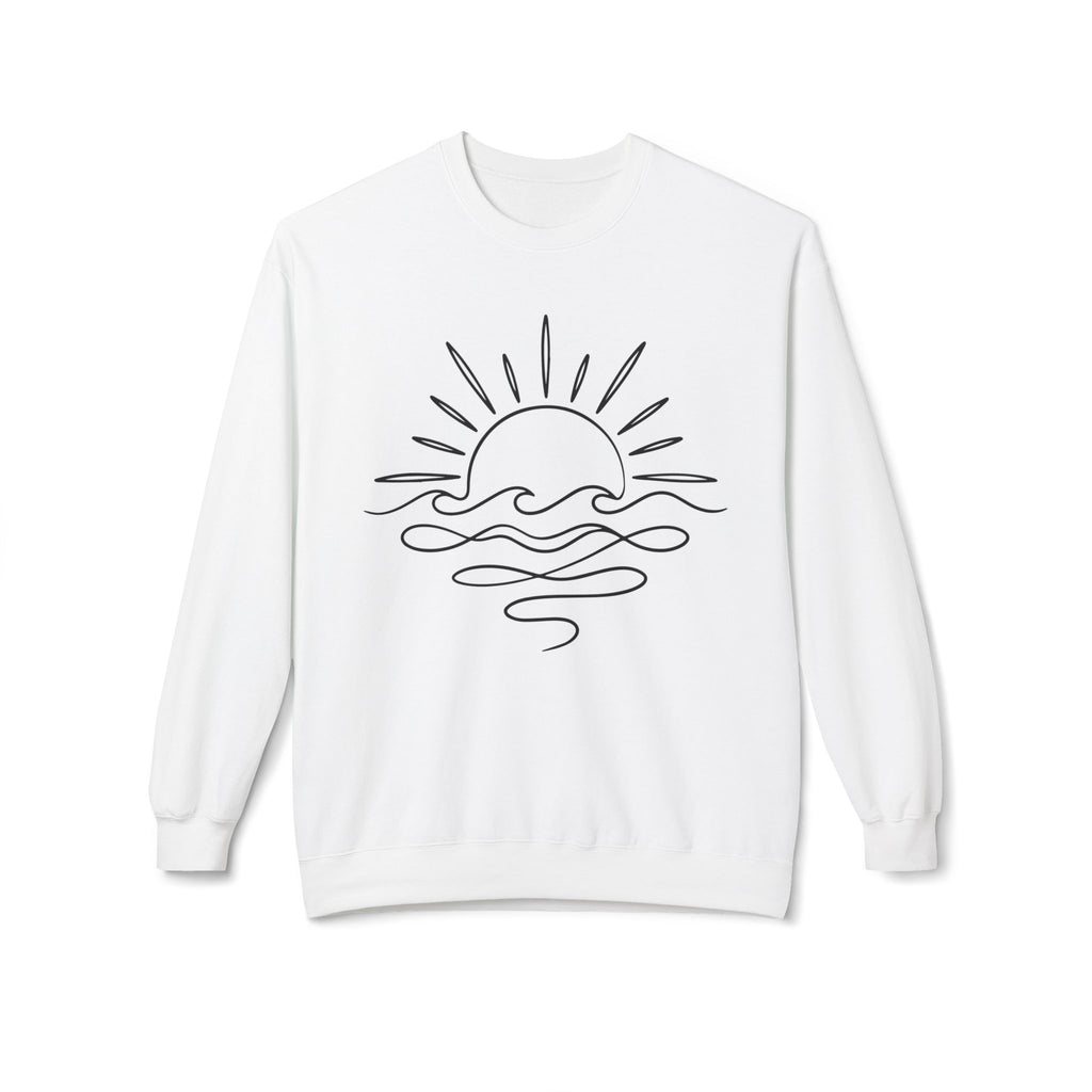 Sunny Sea Midweight Softstyle Fleece Crewneck Sweatshirt