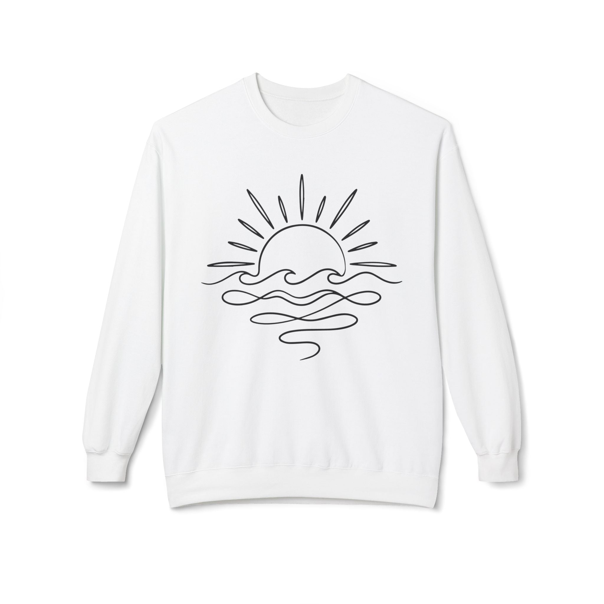 Sunny Sea Midweight Softstyle Fleece Crewneck Sweatshirt